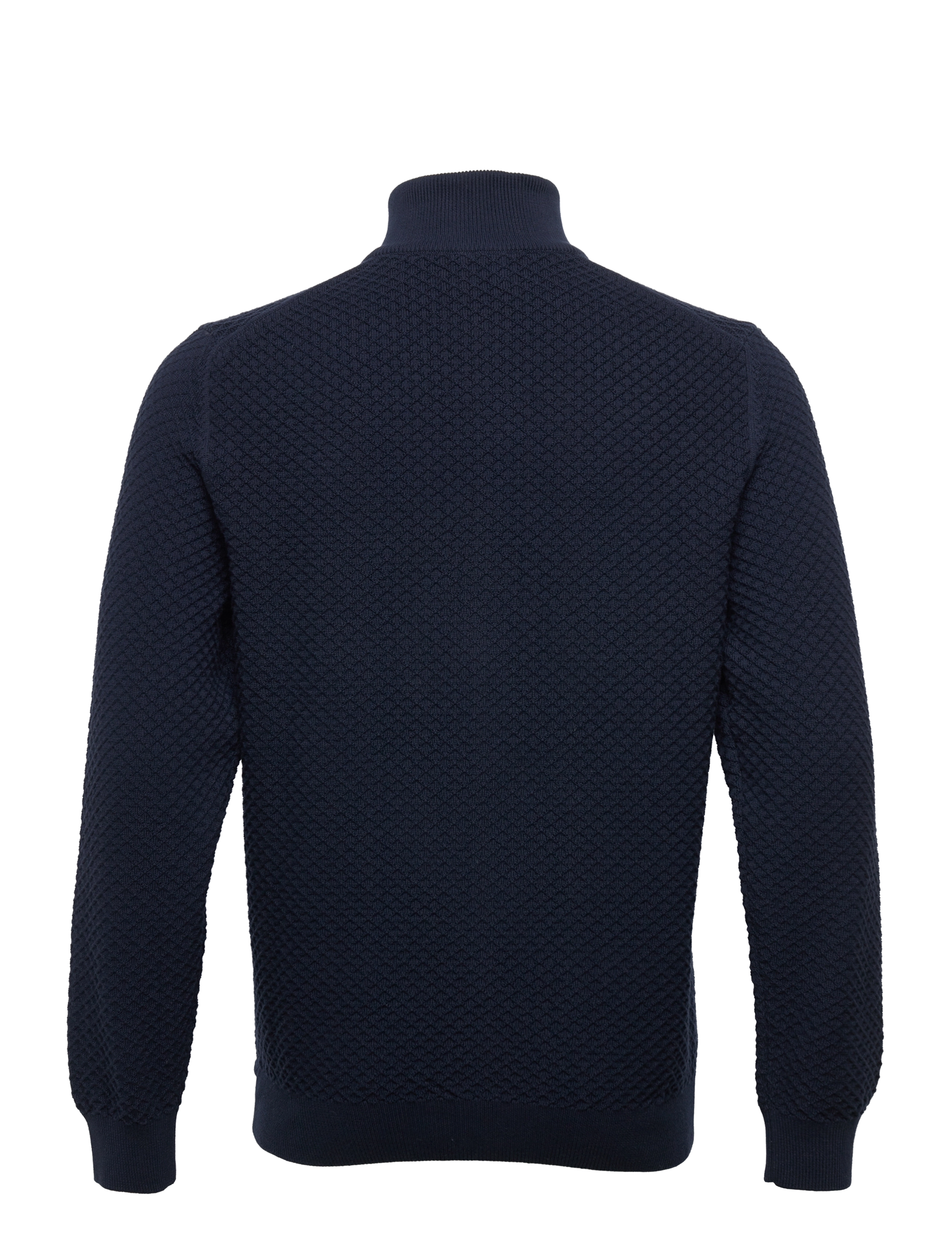 GANT - D1. COTTON TEXTURE FULL ZIP - evening blue - 1
