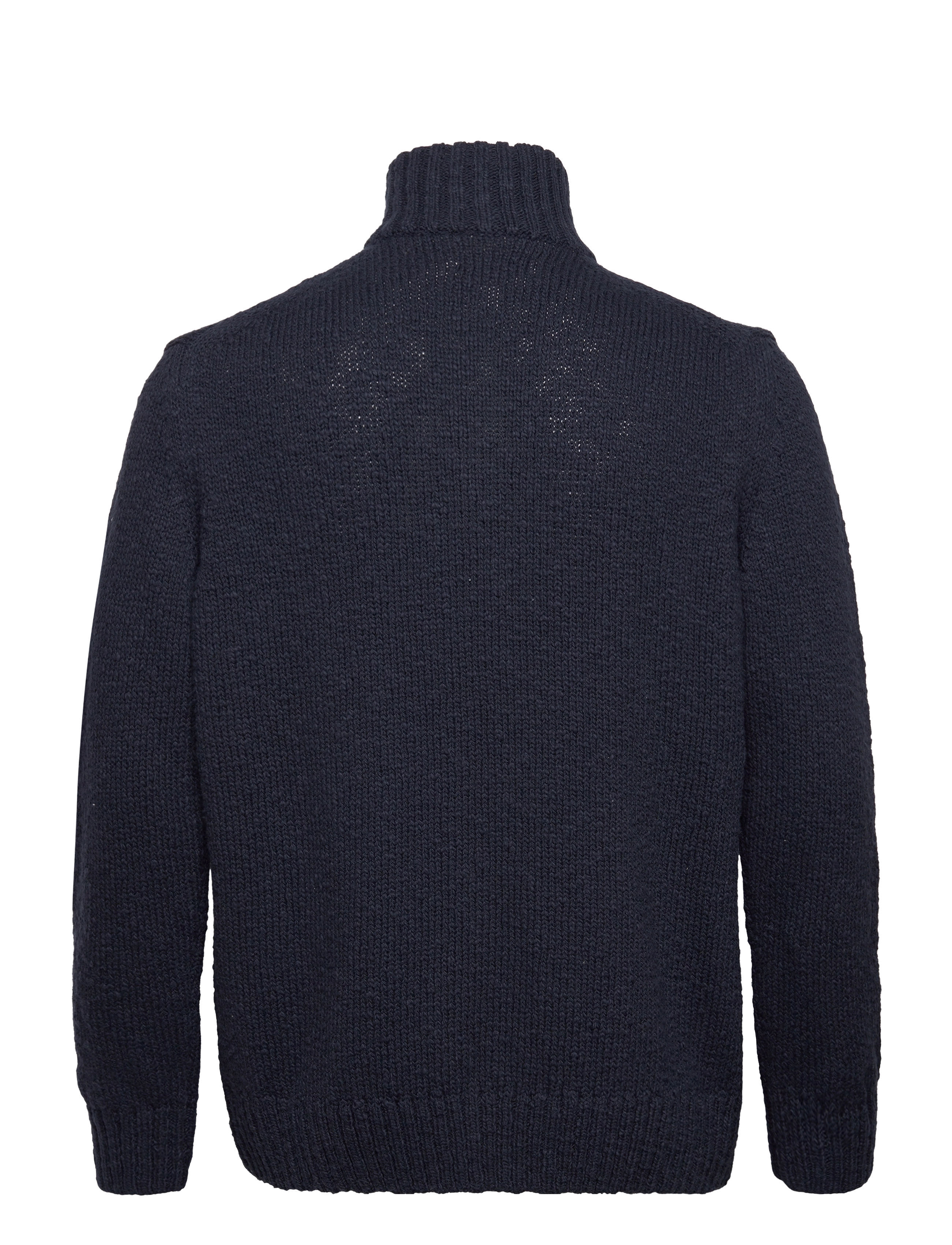 GANT - D2. RELAXED COTTON SLUB HALFZIP - evening blue - 1