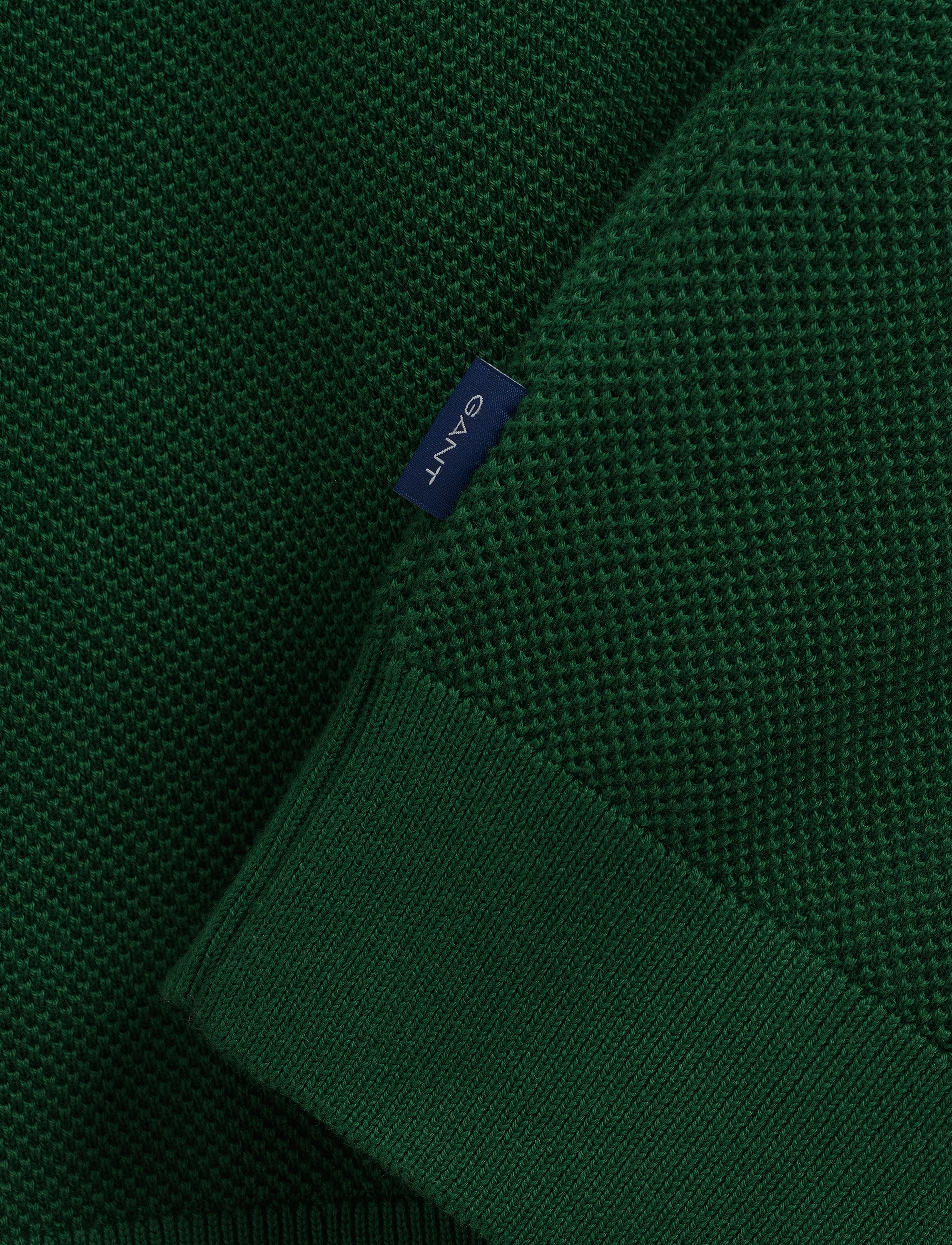 GANT - D1. SS PIQUE TEXTURE POLO - forest green - 3