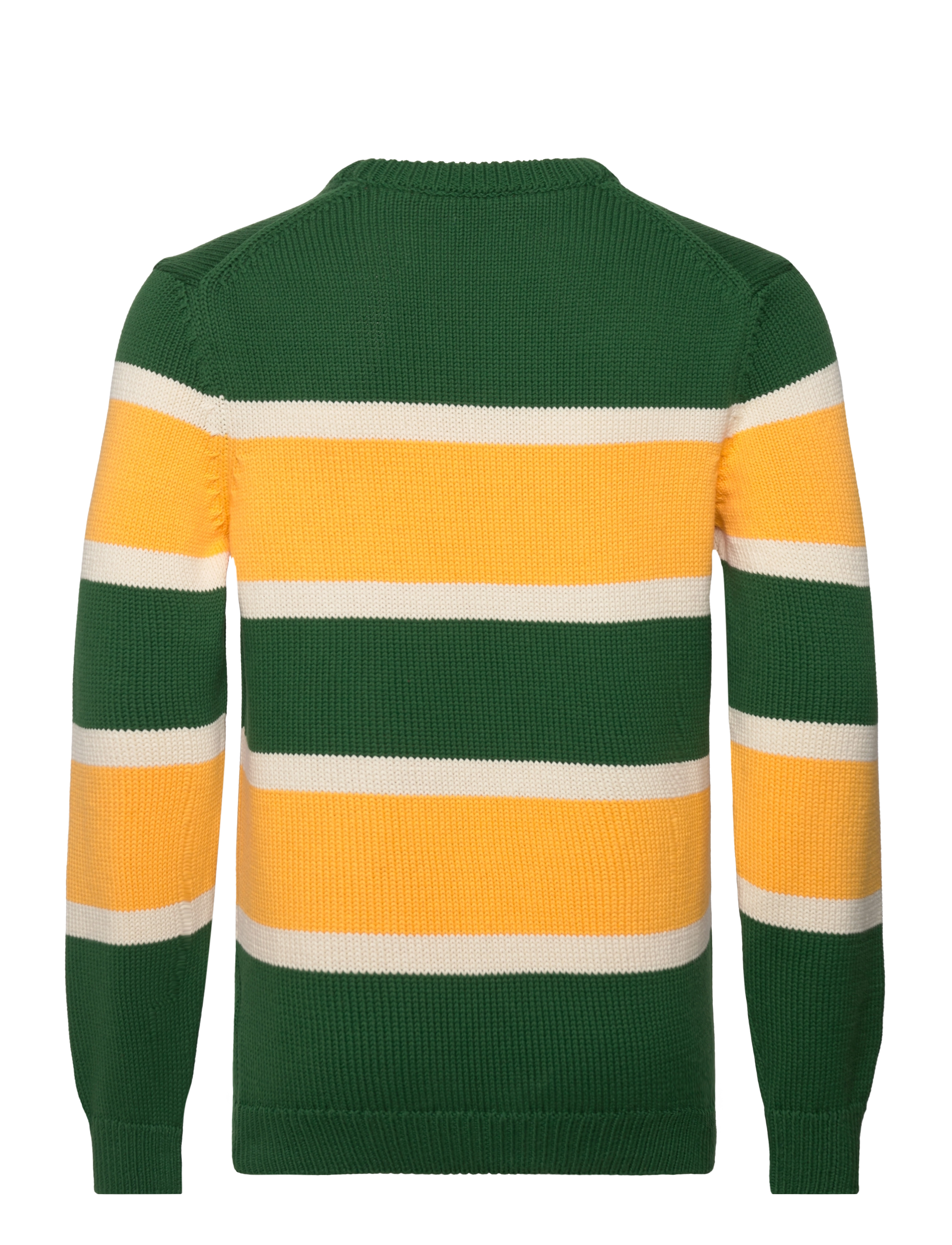 GANT - D1. BARSTRIPED C-NECK - forest green - 1