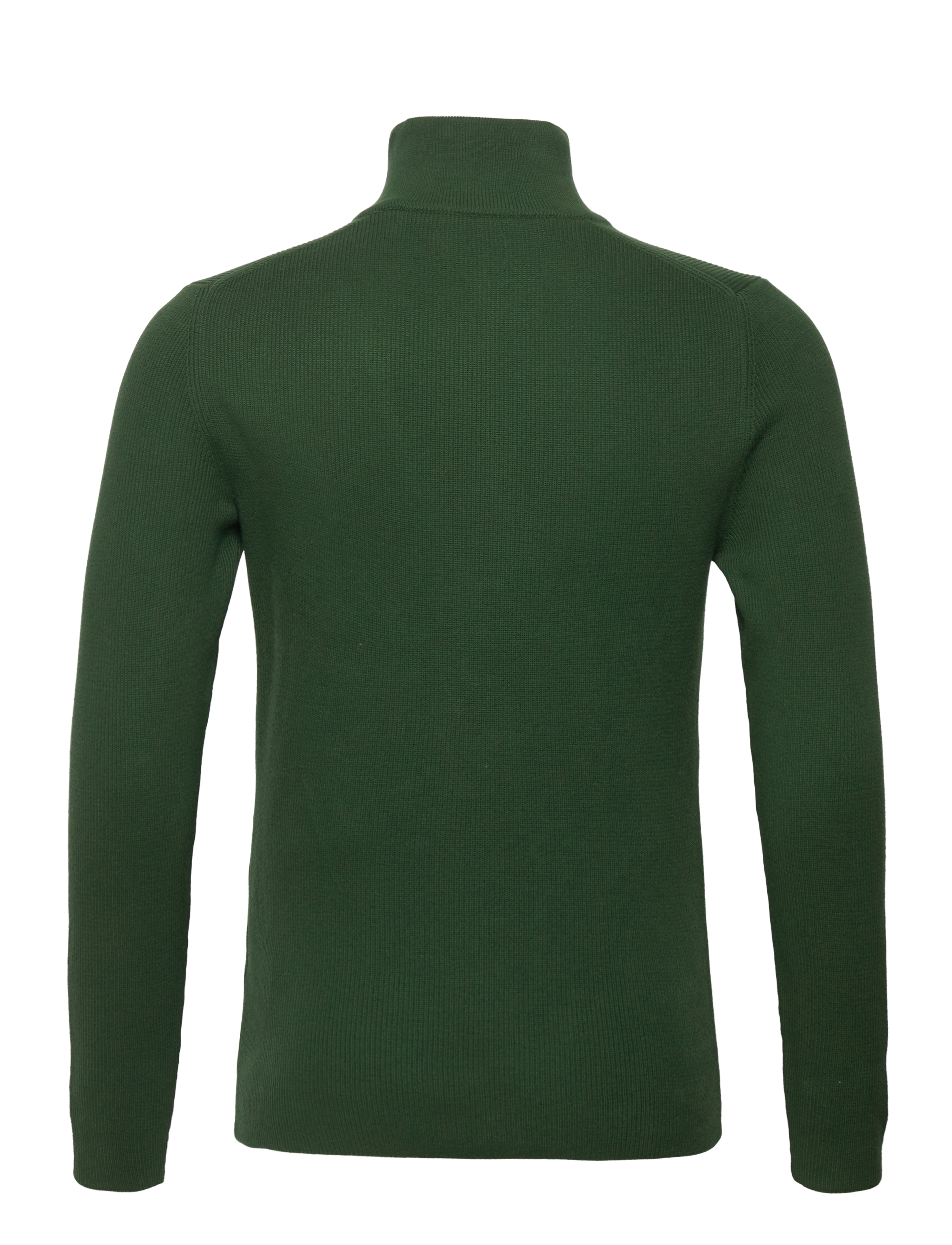 GANT - D1. RIB TEXTURE HALFZIP - storm green - 1