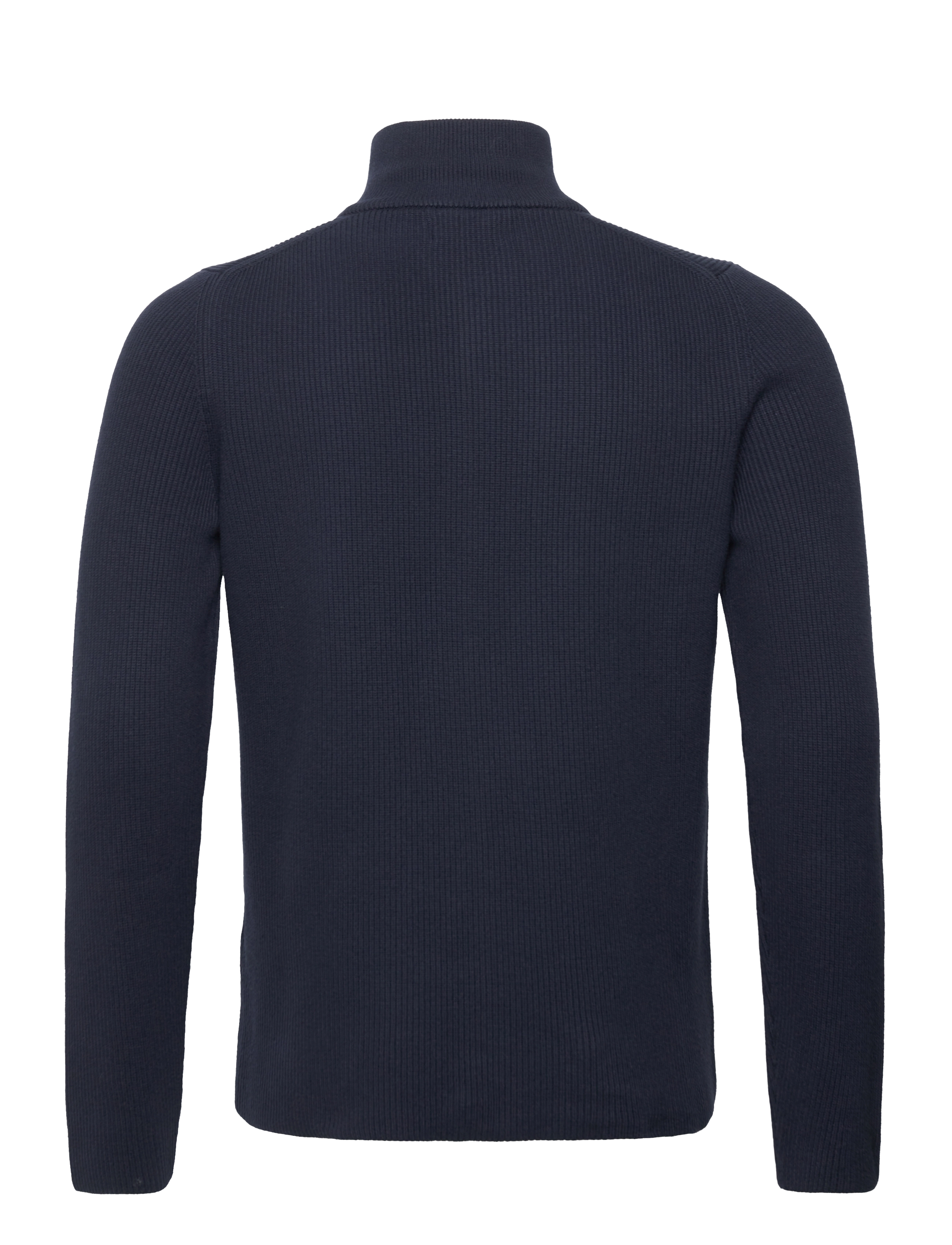 GANT - D1. RIB TEXTURE FULL ZIP - evening blue - 1