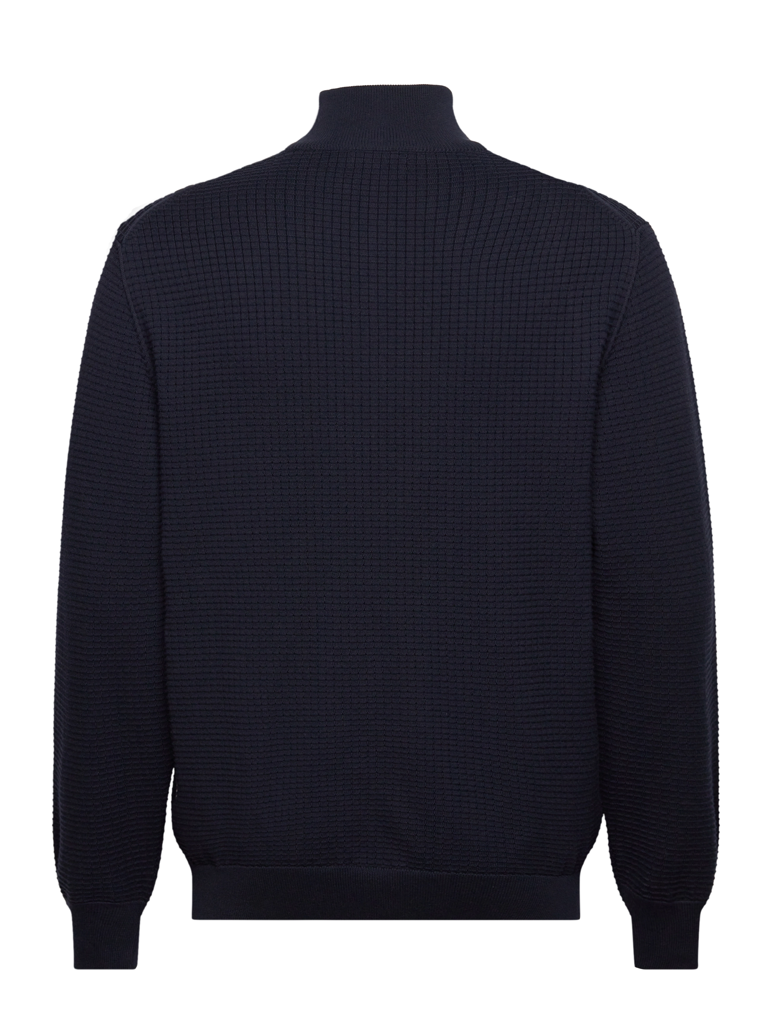 GANT - D2. COTTON TEXTURE HALFZIP - evening blue - 1