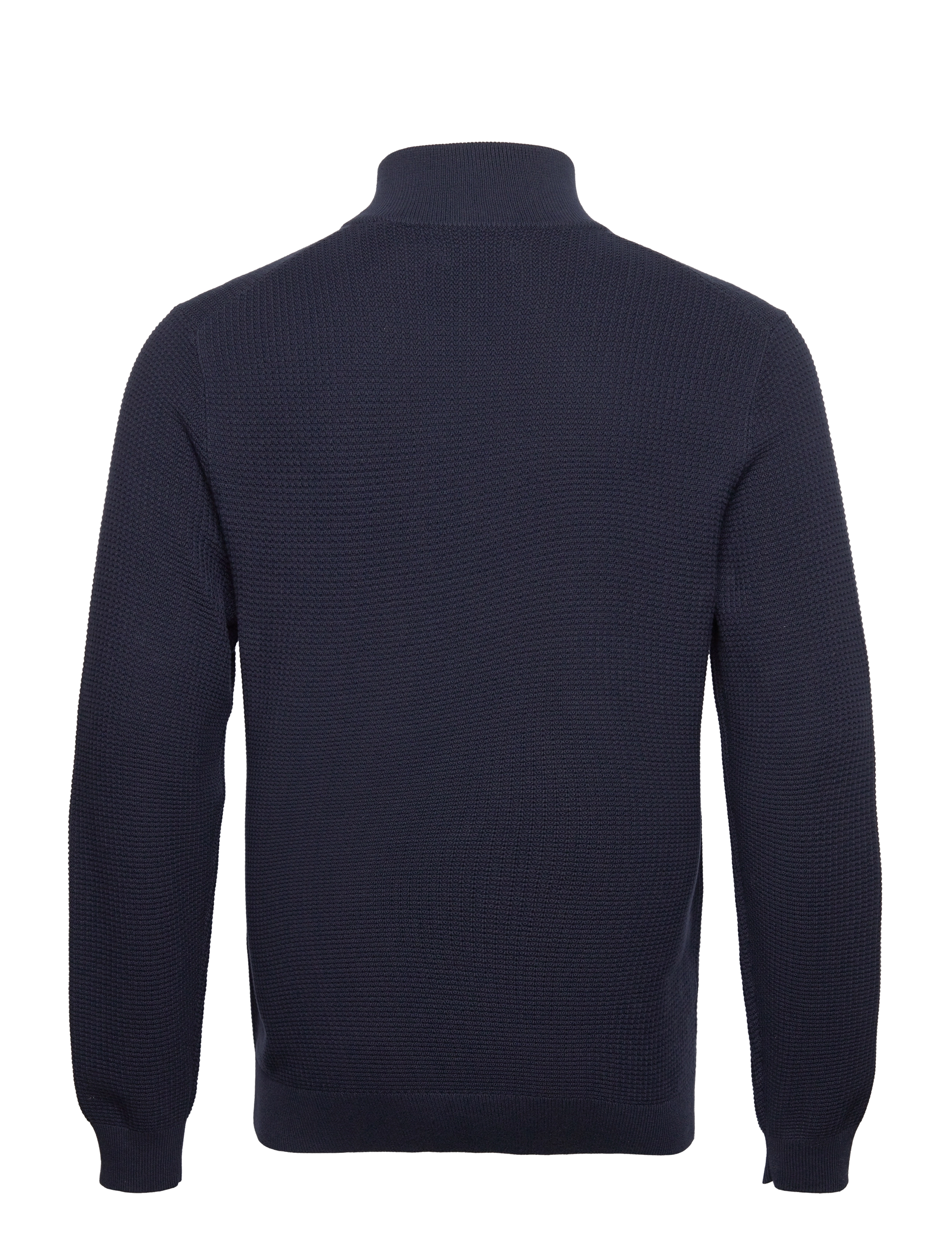 GANT - COTTON TEXTURE HALFZIP - evening blue - 1