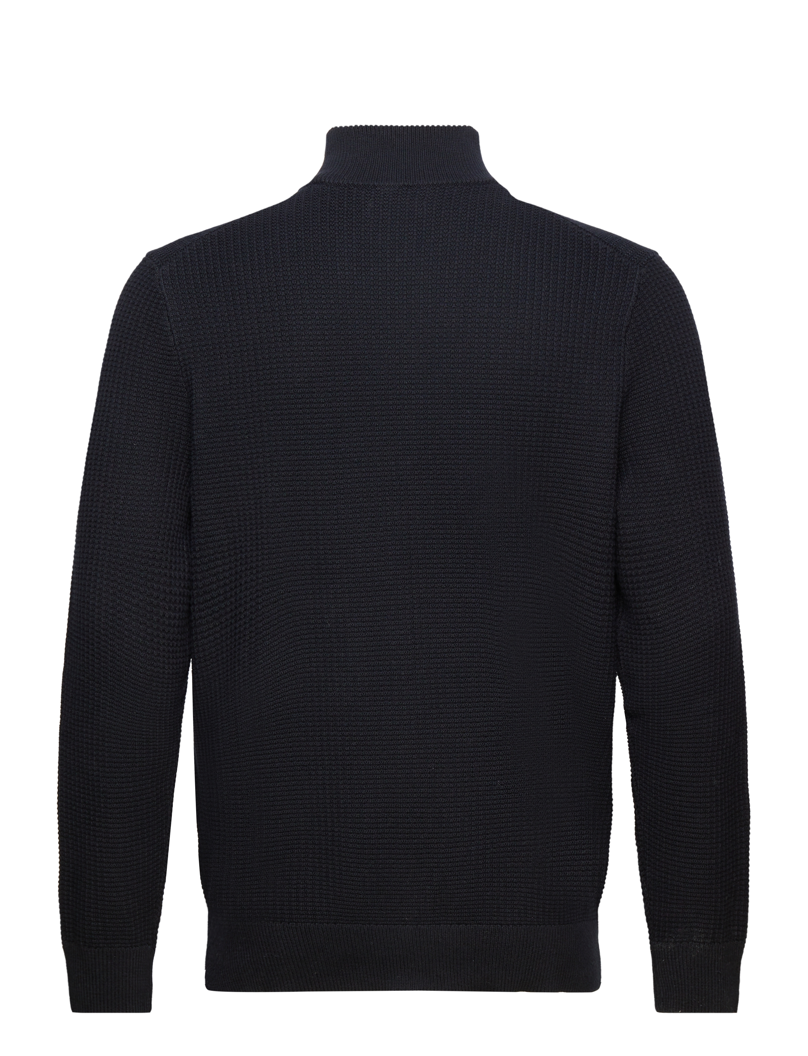 GANT - COTTON TEXTURE CARDIGAN - black - 1