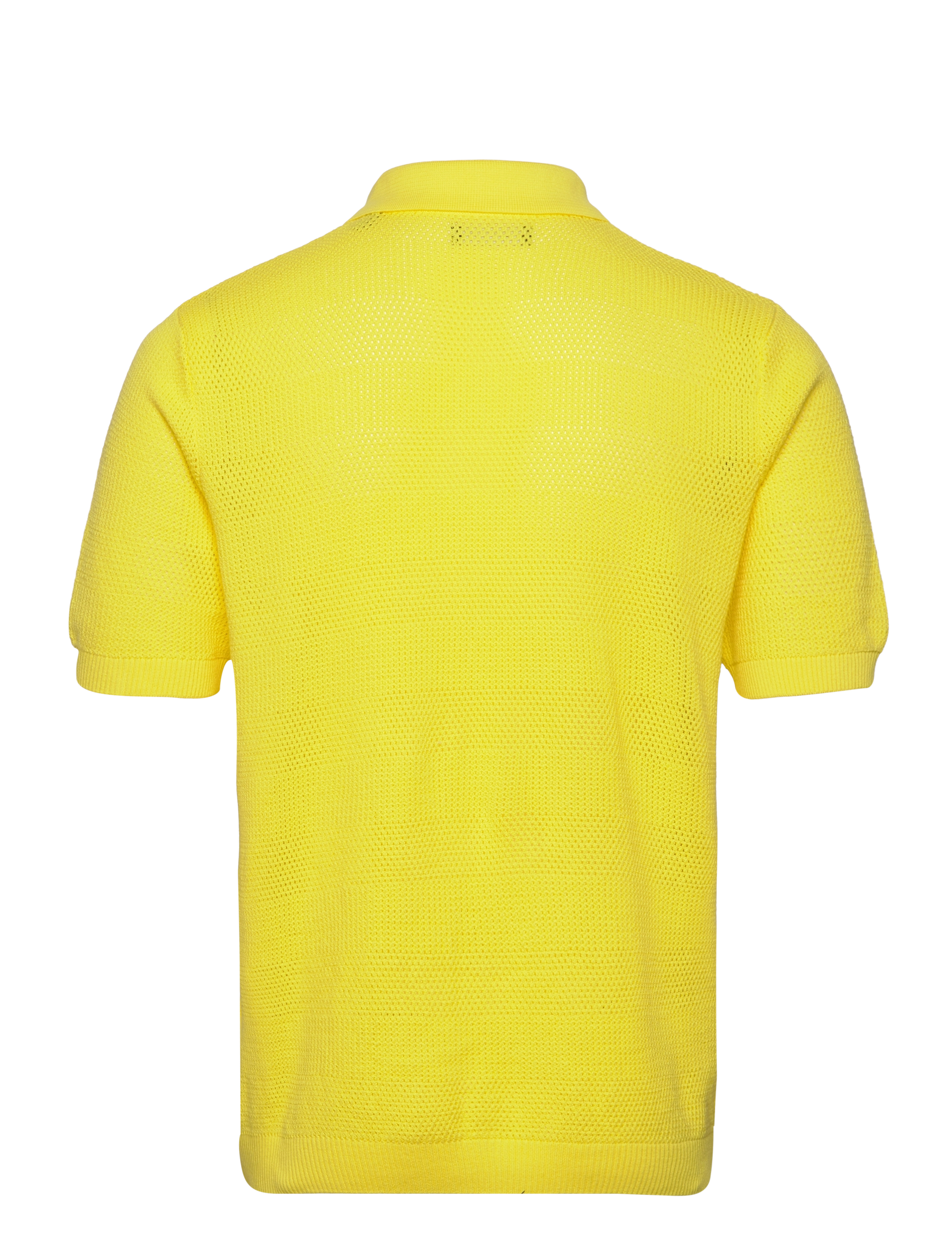 GANT - COTTON TEXTURE POLO SS - sun yellow - 1