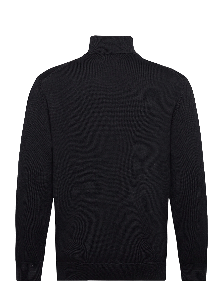Gant - Cotton Knit Zip Cardigan - vesten - black - 2