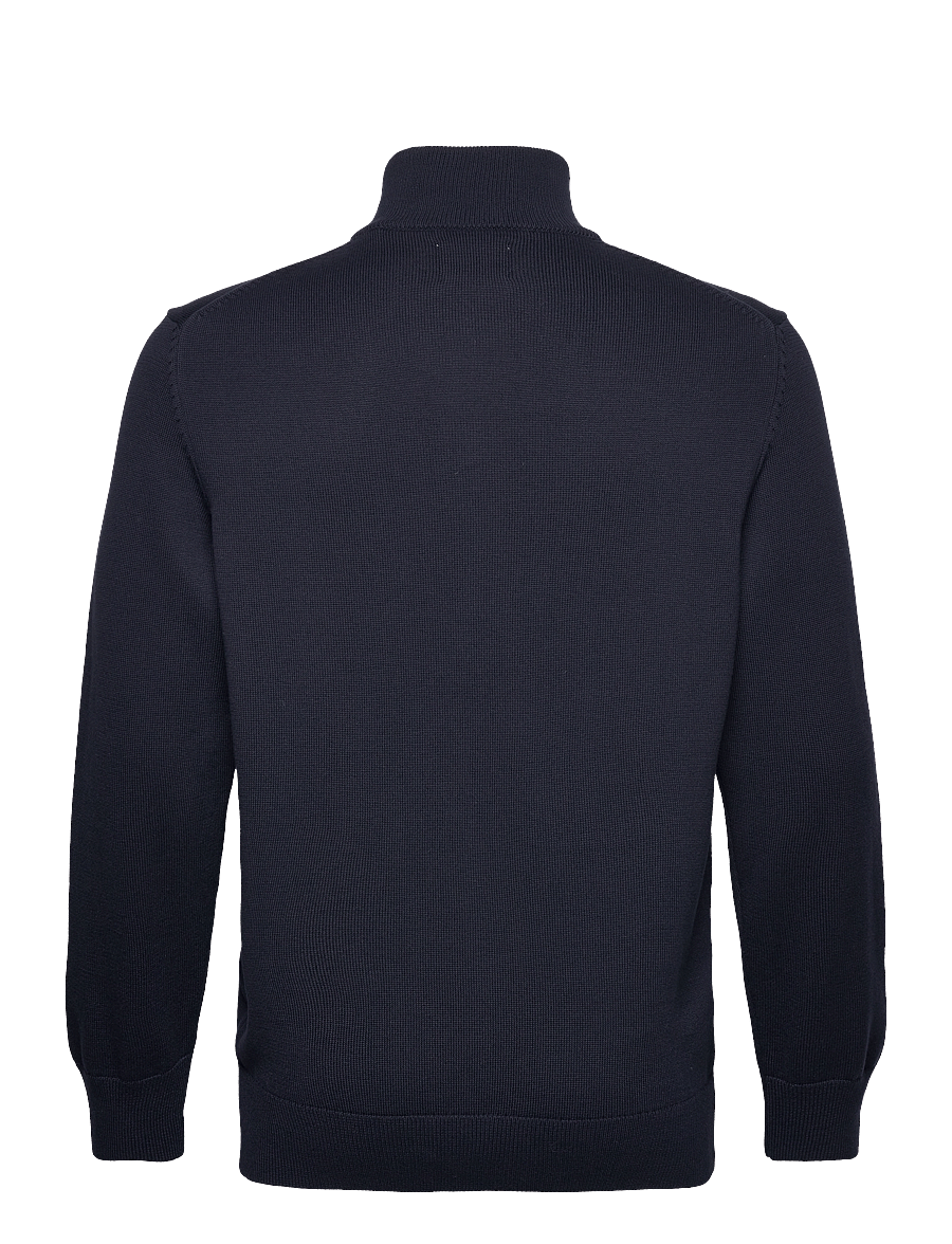 Gant - Cotton Knit Zip Cardigan - fullzip strik - evening blue - 2