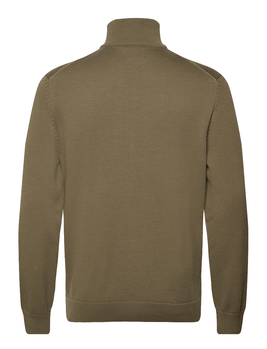 Gant - Cotton Knit Zip Cardigan - strickjacken - juniper green - 2