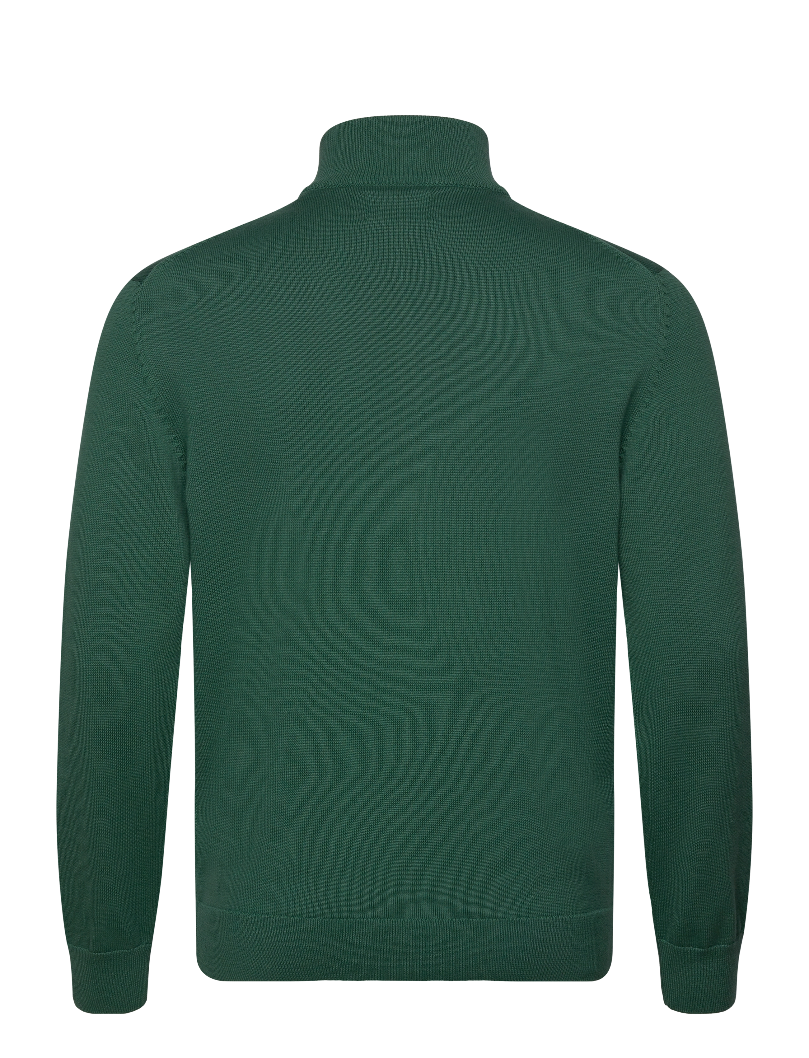 Gant - Cotton Knit Zip Cardigan - gilets - woody green - 1