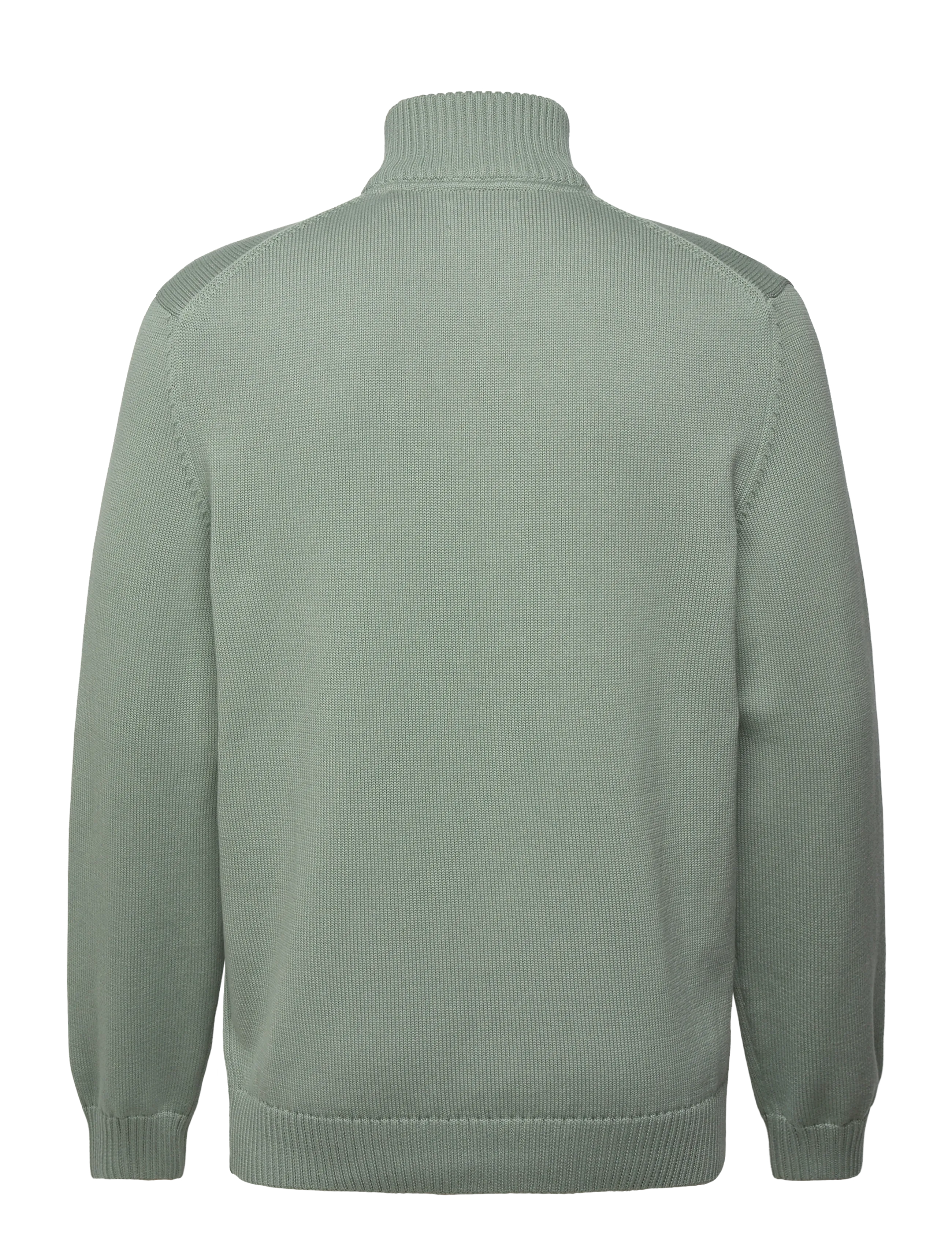 Gant - Cotton Knit Half-Zip Sweater - half zip jumpers - ceramic grey - 2