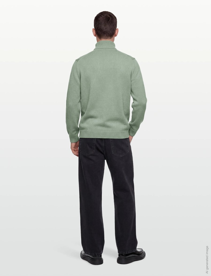 Gant - Cotton Knit Half-Zip Sweater - tõmblukk-kaelusega džemprid - ceramic grey - 4