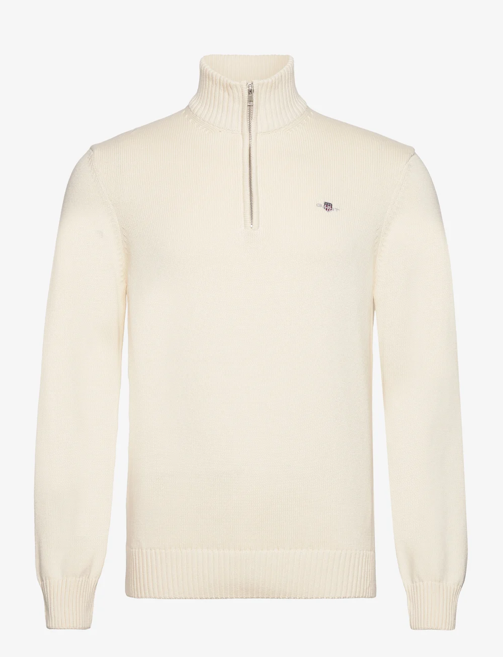 GANT - CASUAL COTTON HALF ZIP - half zip-tröjor - cream - 1