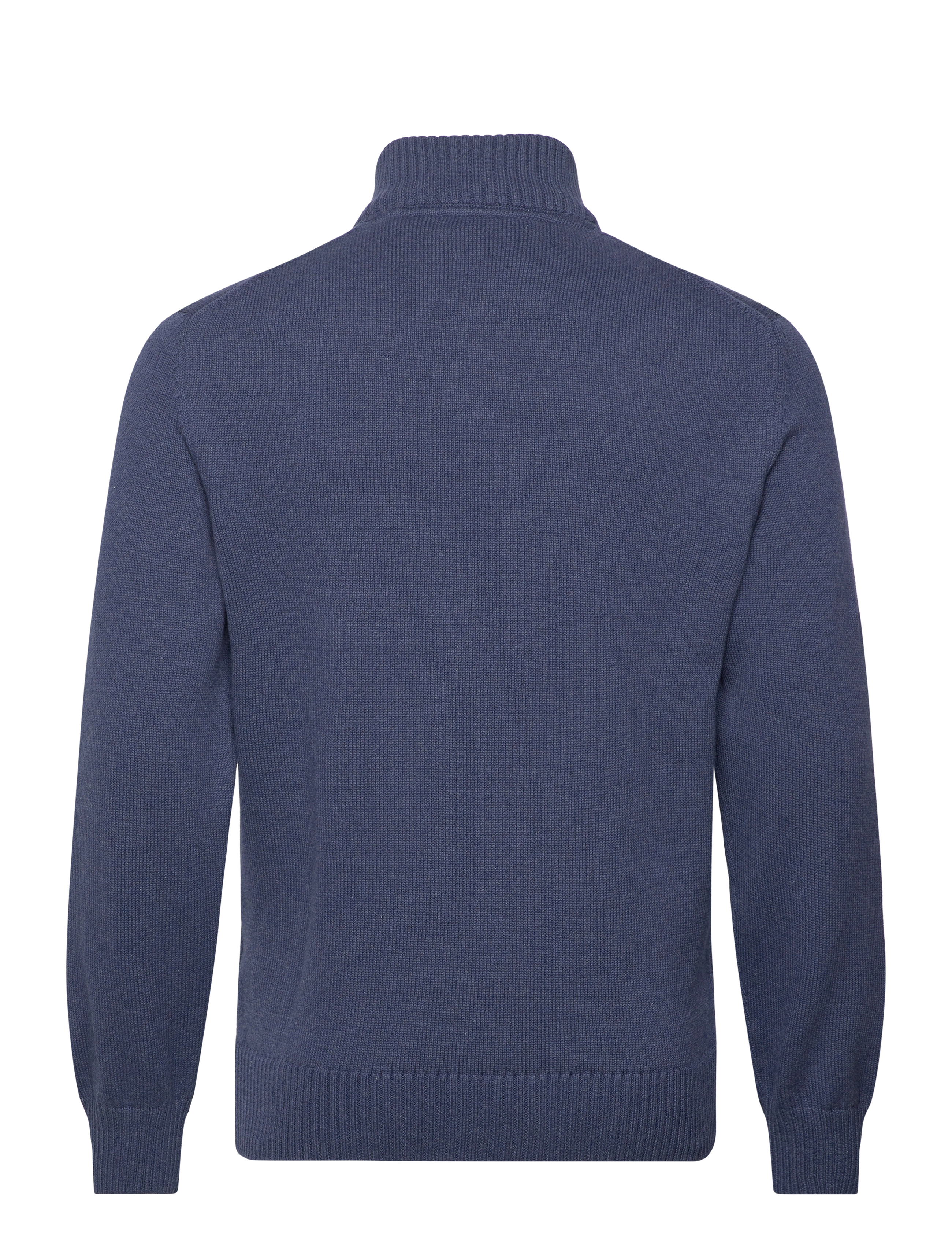 Gant - Cotton Knit Half-Zip Sweater - pullover mit halbem reißverschluss - dark jeansblue melange - 2