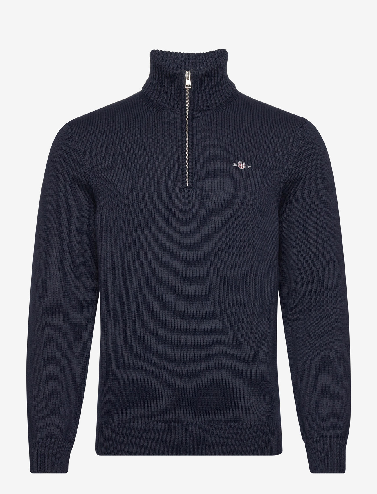 GANT - CASUAL COTTON HALF ZIP - half zip - evening blue - 1