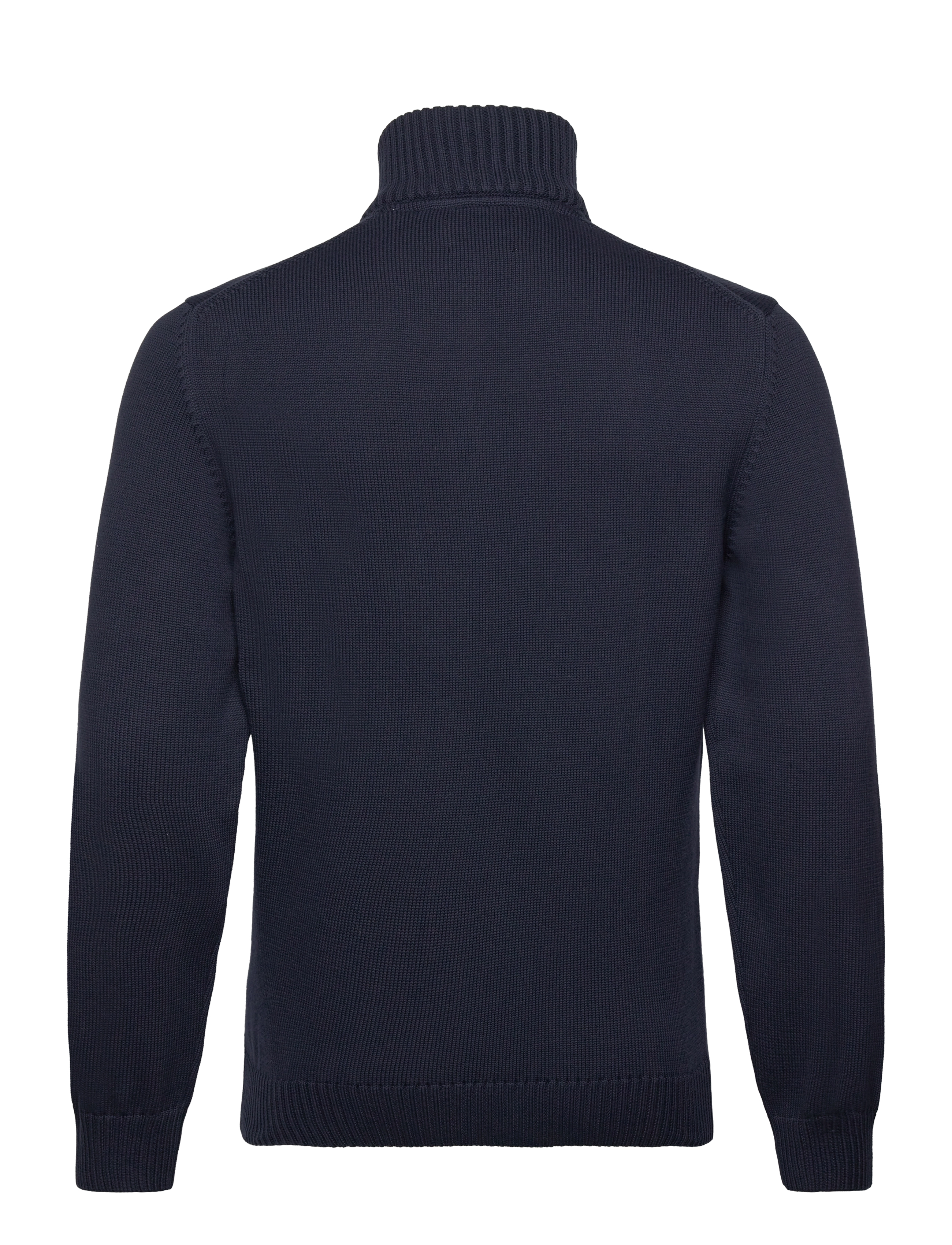 Gant - Cotton Knit Half-Zip Sweater - truien met halve rits - evening blue - 2