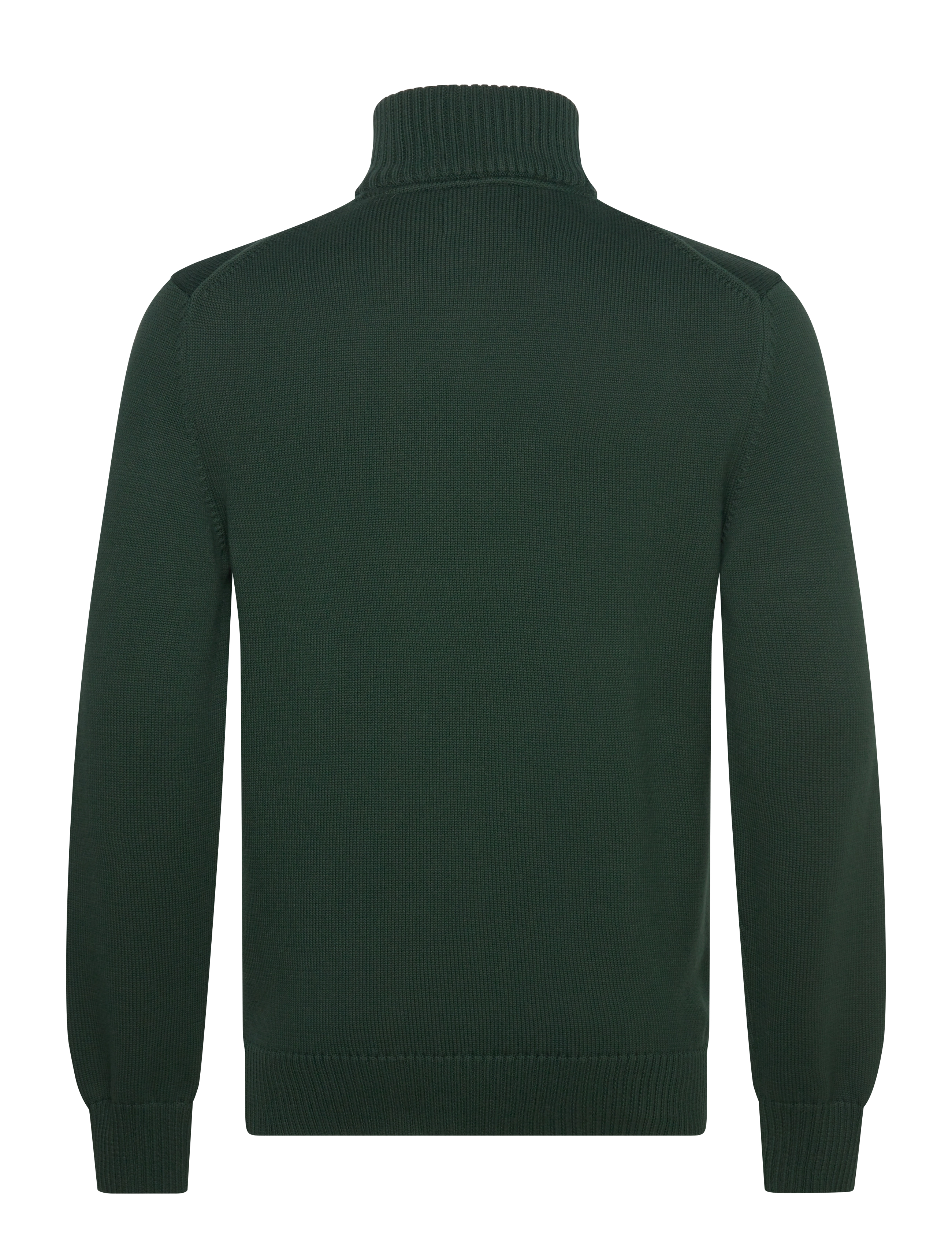 Gant - Cotton Knit Half-Zip Sweater - pullover mit halbem reißverschluss - tartan green - 2