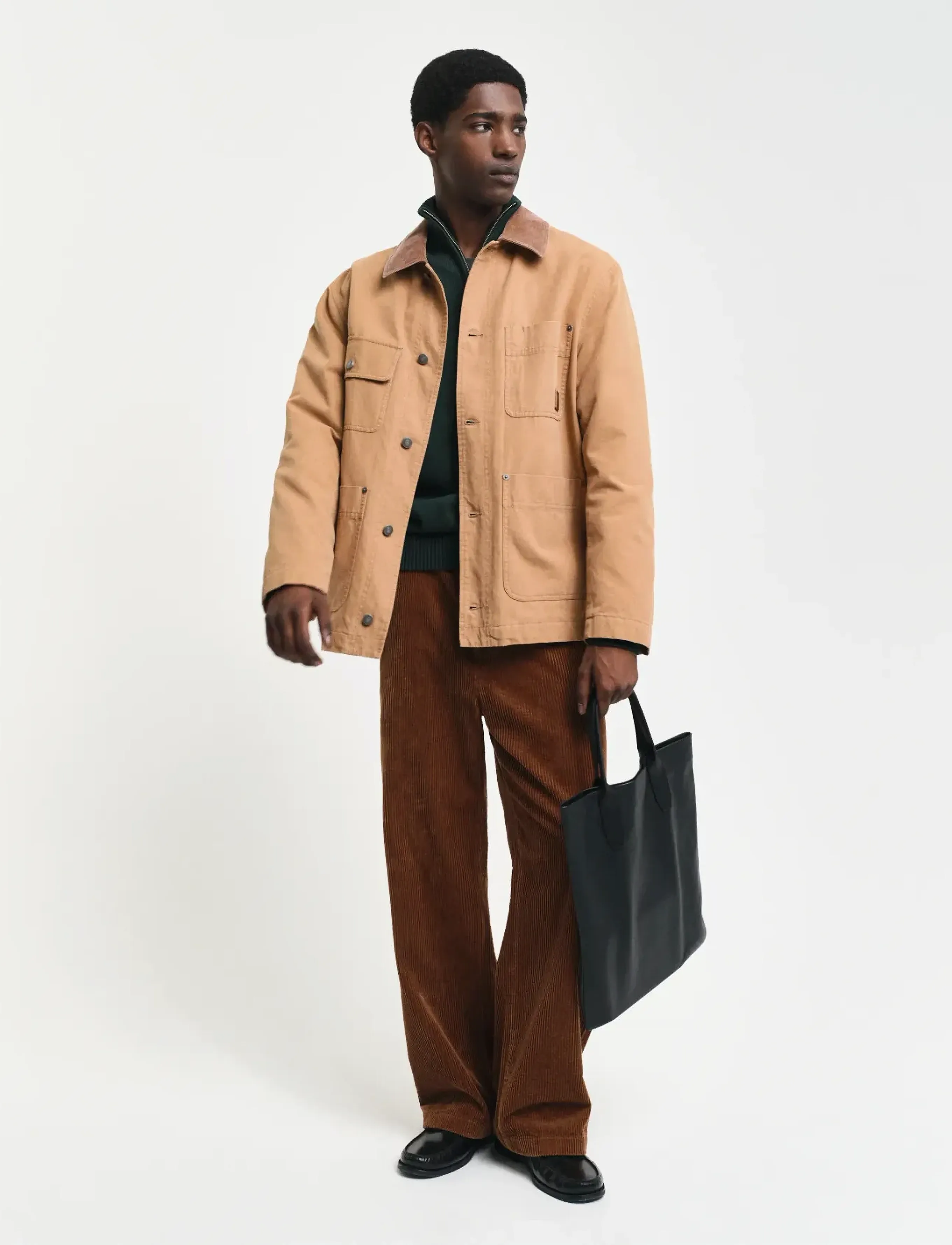 Gant Casual Cotton Halfzip stickade tröjor herr – bild 9