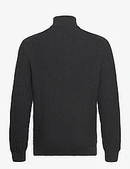 GANT - COTTON TEXTURE HALFZIP - vīriešiem - dk charcoal melange - 1