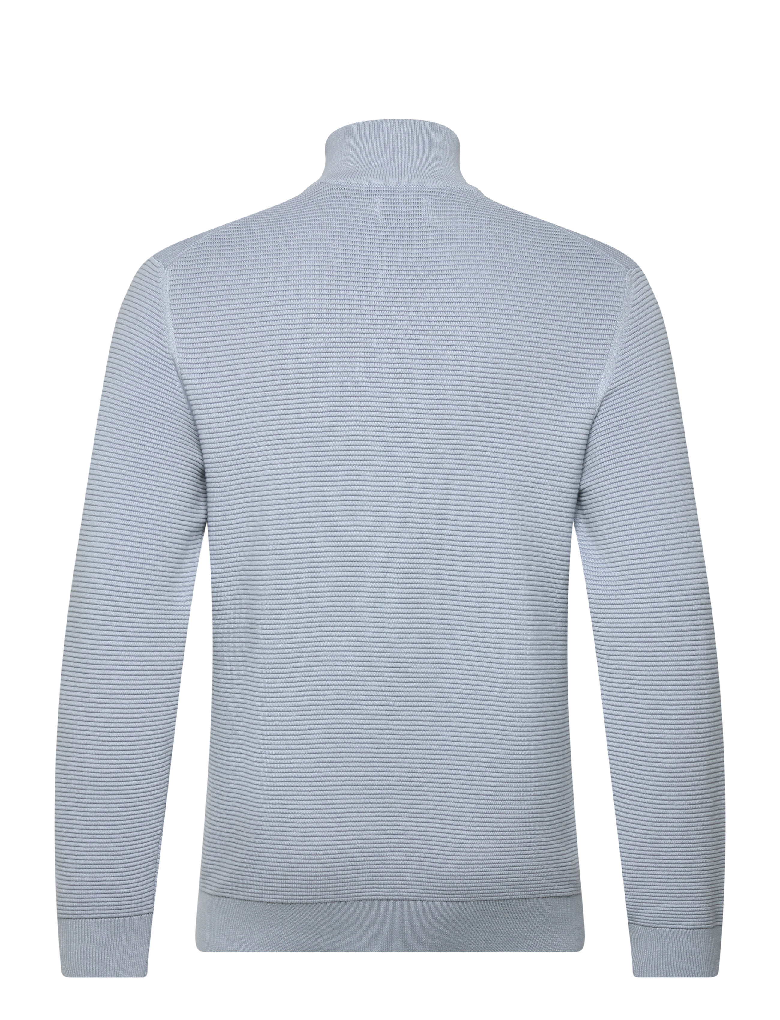 GANT - TEXTURED COTTON H-ZIP - stormy sea - 1