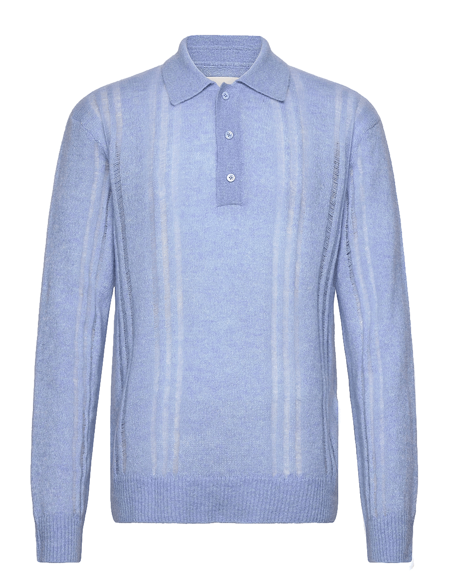 GANT - RELAXED ALPACA POLO - stormy sea - 0