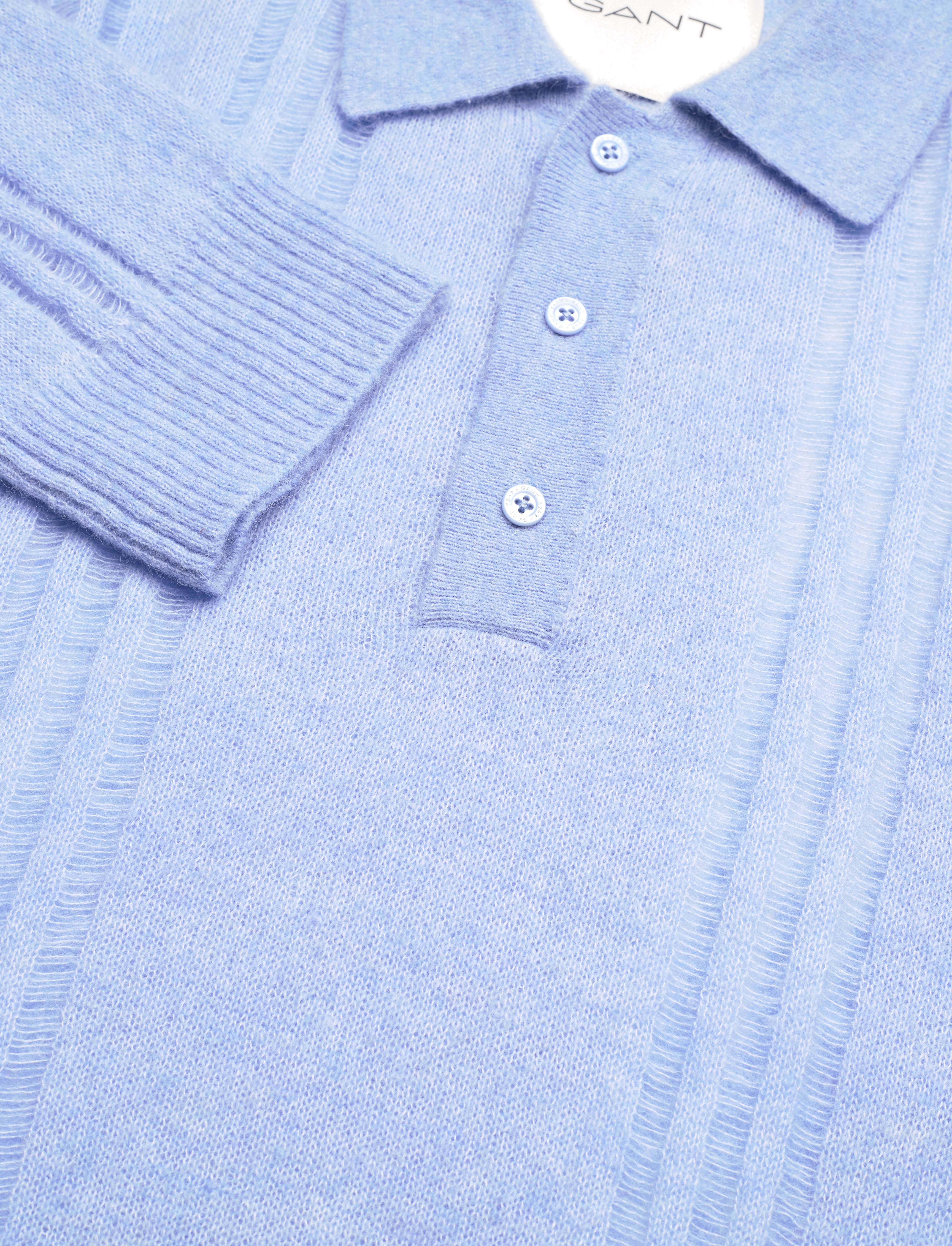 GANT - RELAXED ALPACA POLO - stormy sea - 2