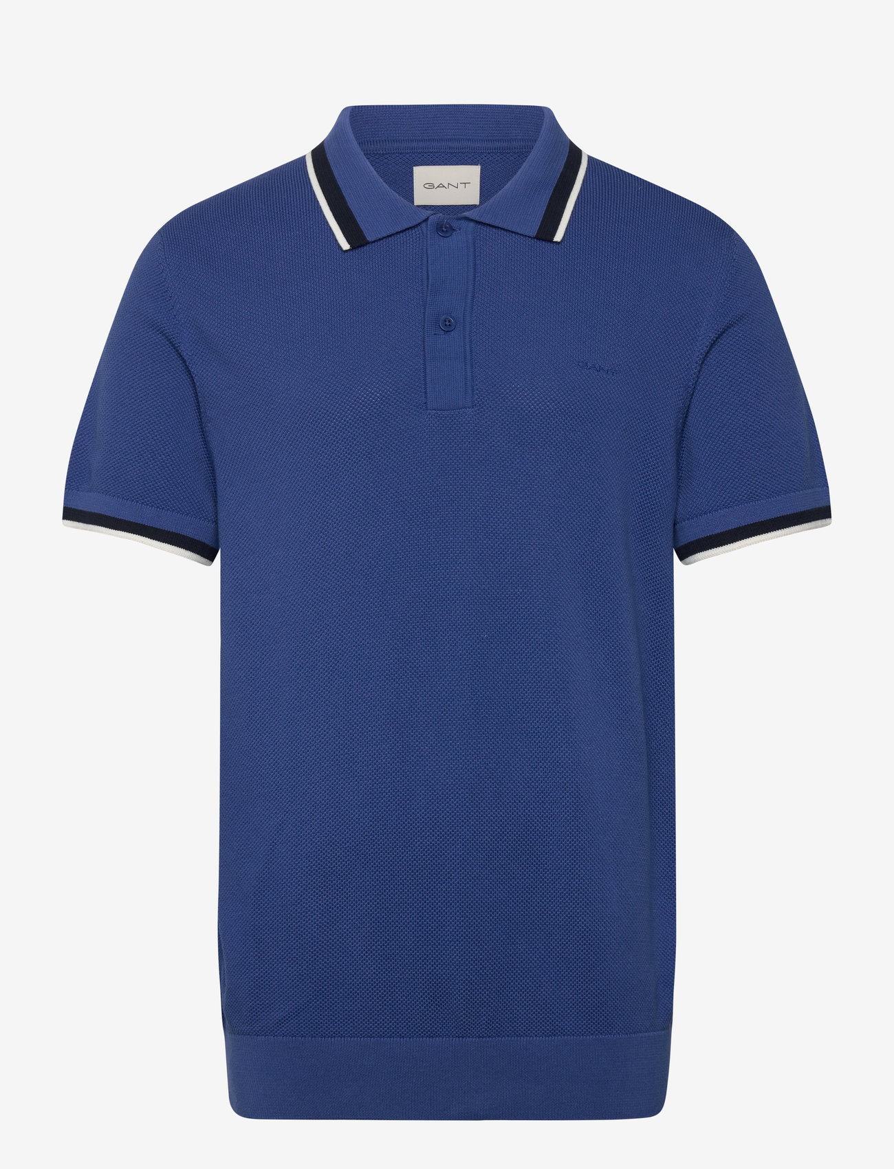 GANT - COTTON PIQUE SS POLO - rich blue - 1