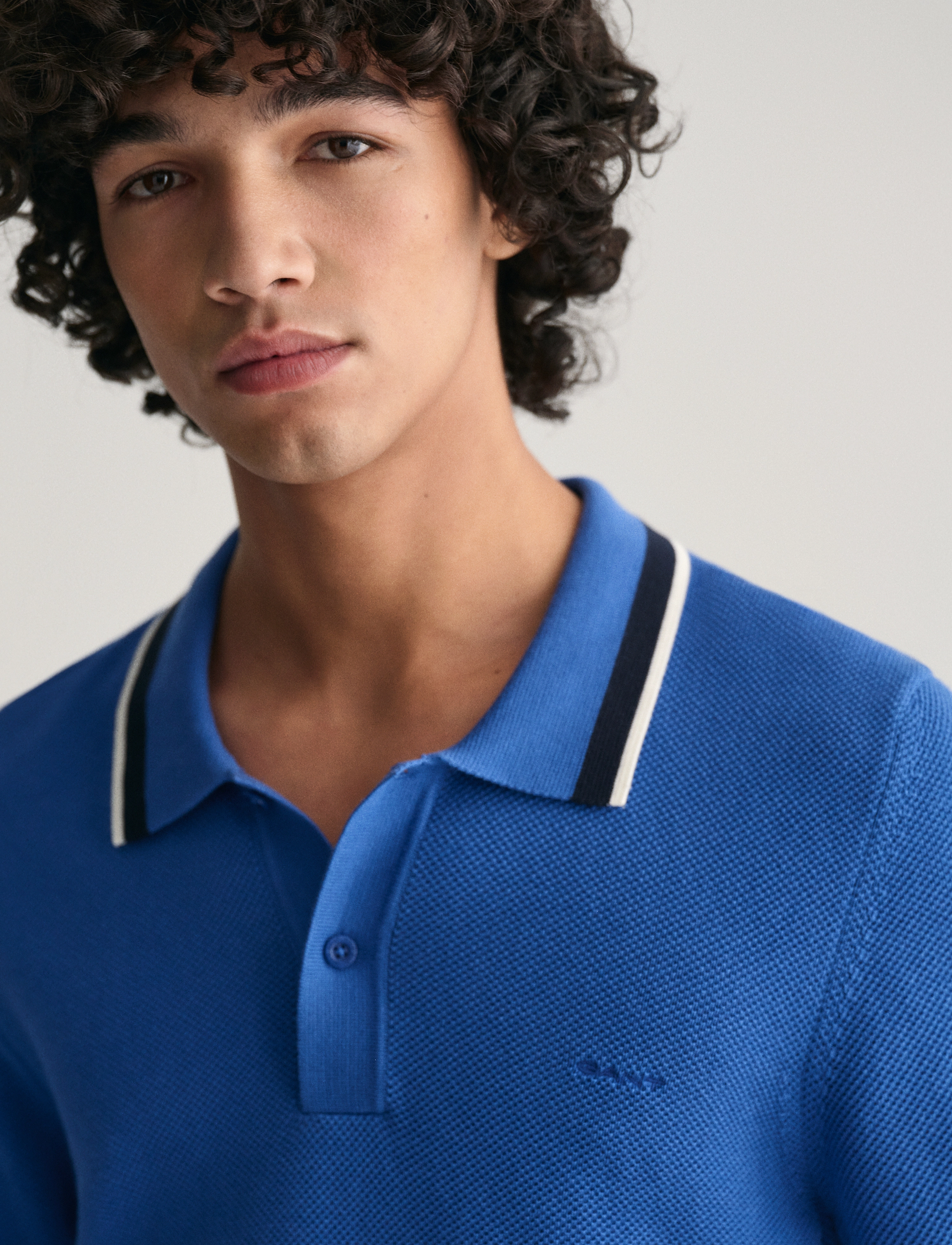 GANT - COTTON PIQUE SS POLO - rich blue - 4