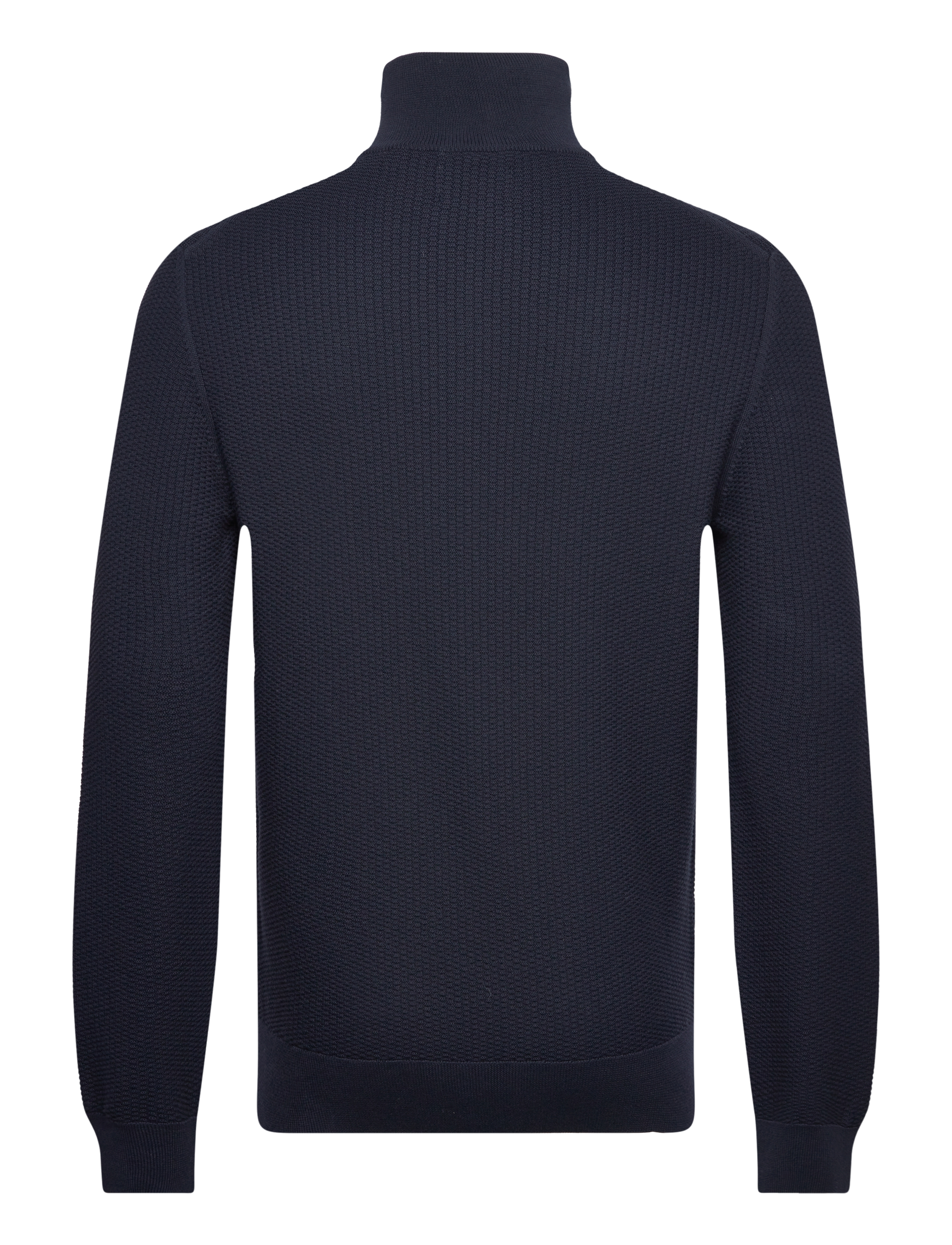 GANT - COTTON MICRO TEXTURED HALF ZIP - evening blue - 2