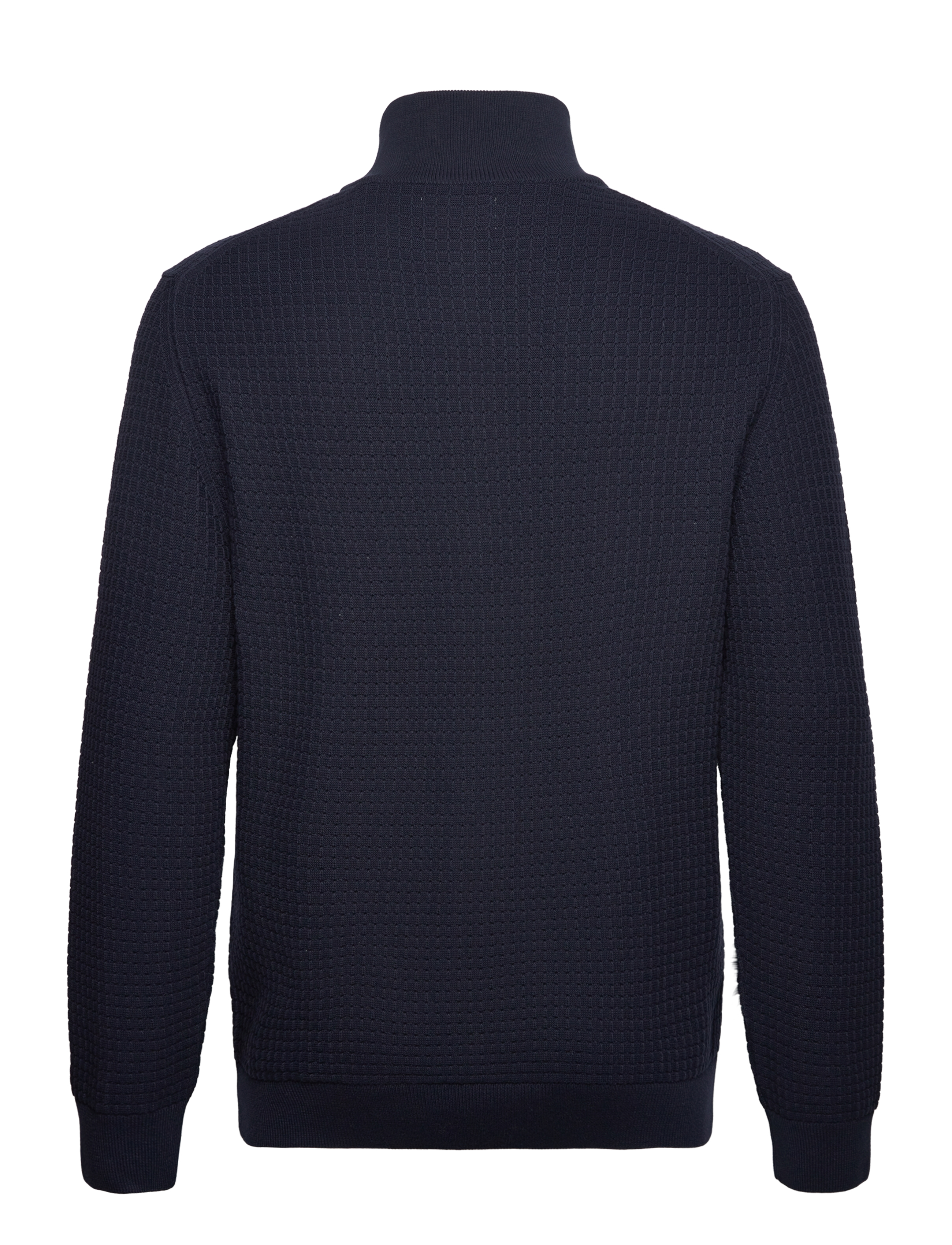GANT - COTTON TEXTURED HALF ZIP - evening blue - 2