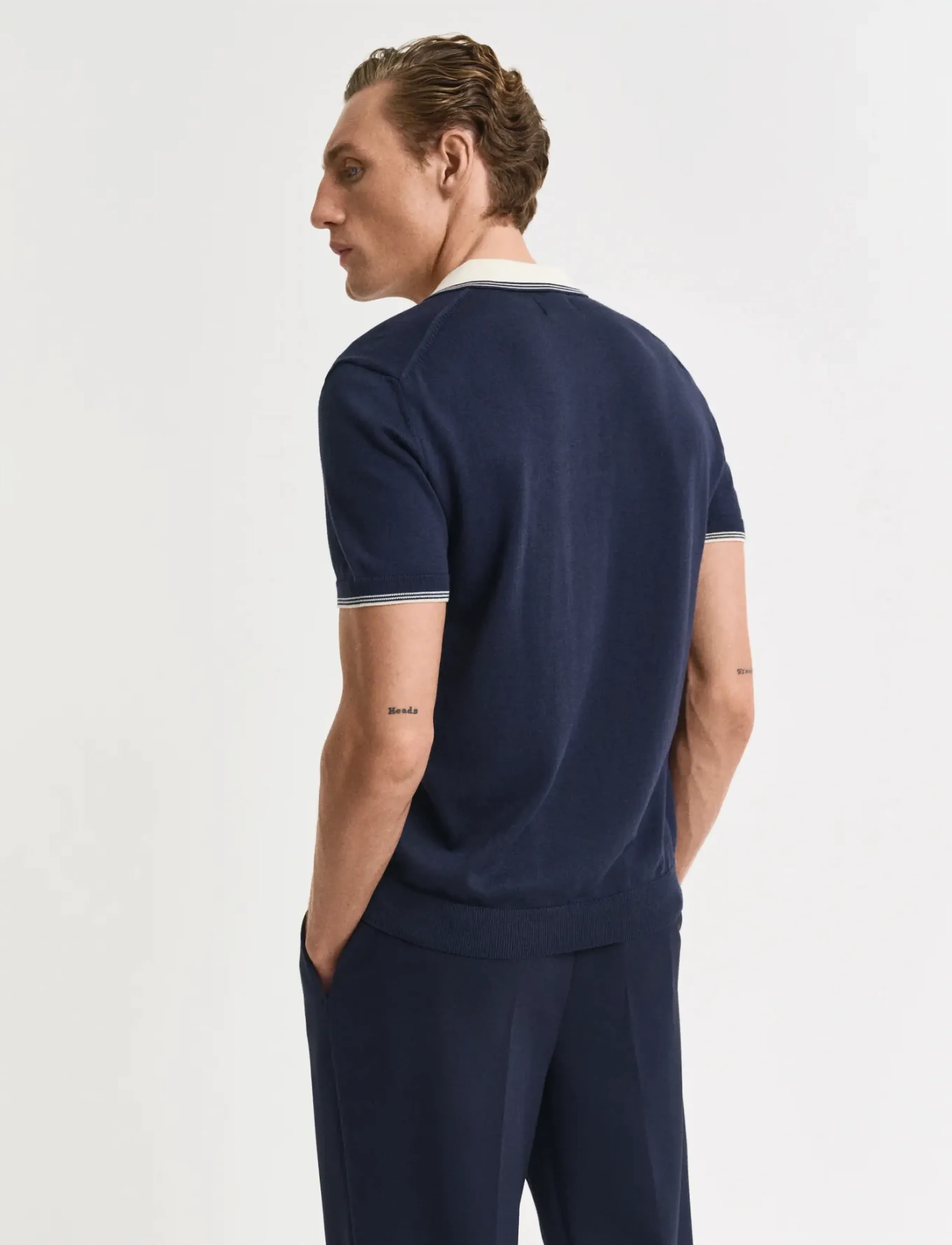 Gant - MODAL BLEND SS POLO - evening blue - 3