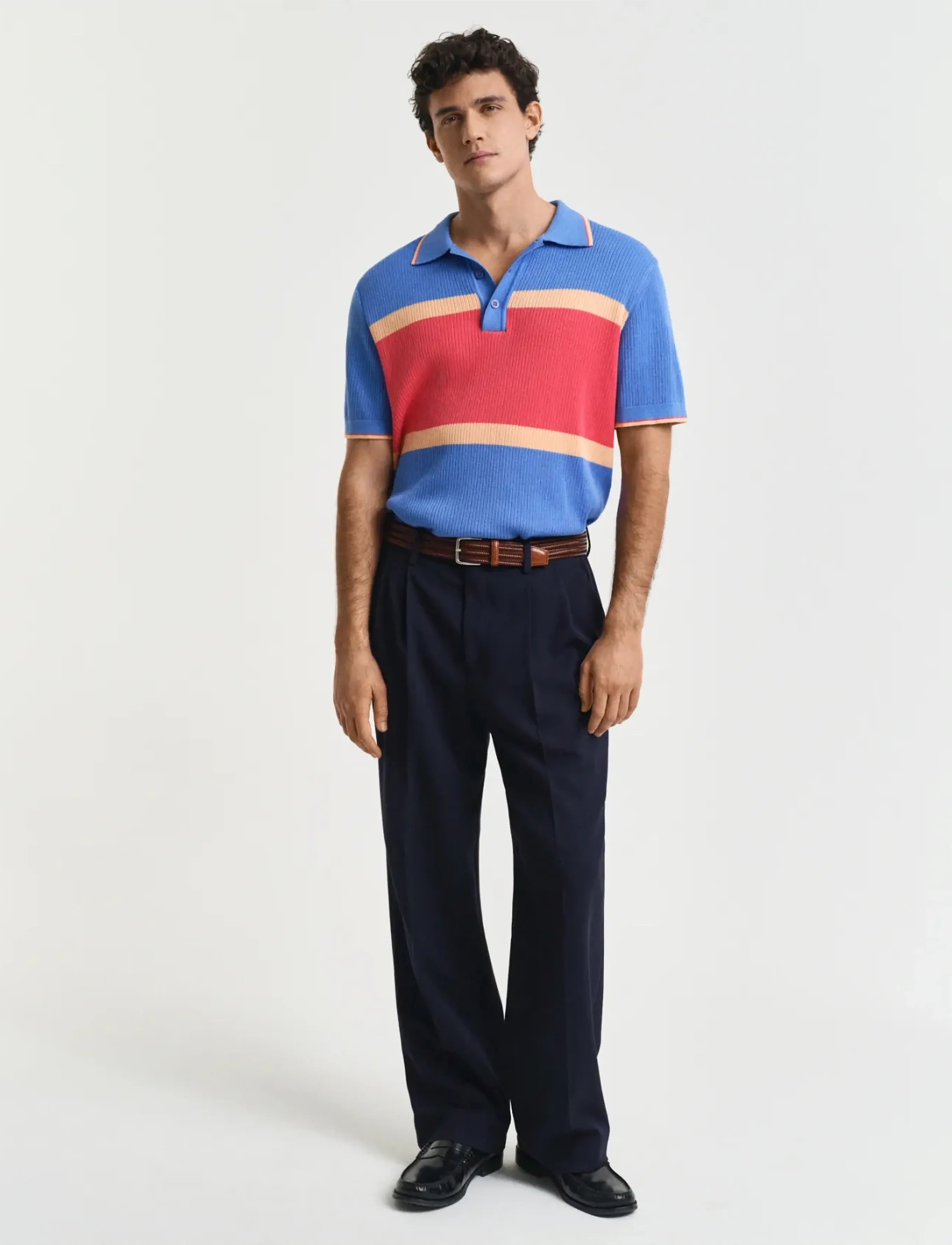GANT COLOR BLOCKED SS POLO - Winter deals - PERFECT BLUE / blue