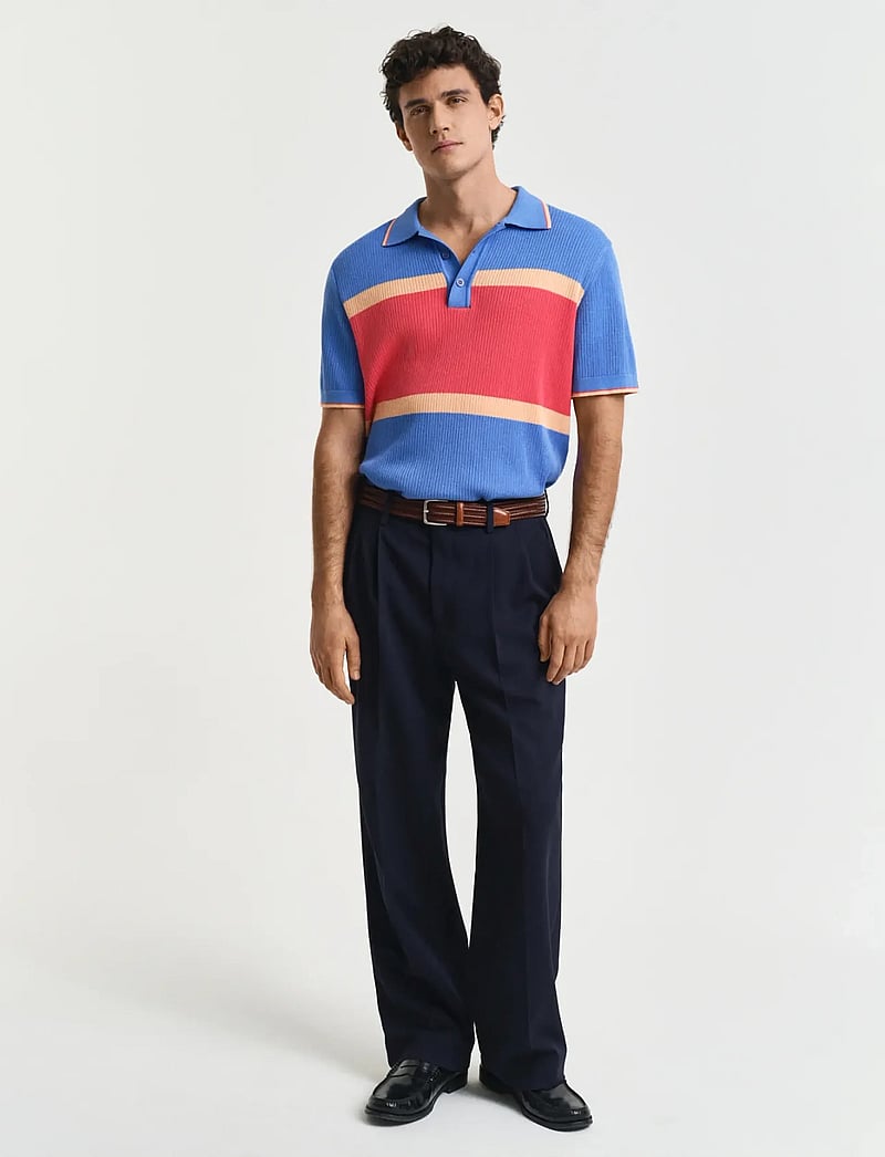 GANT - COLOR BLOCKED SS POLO - kurzärmelig - perfect blue - 0