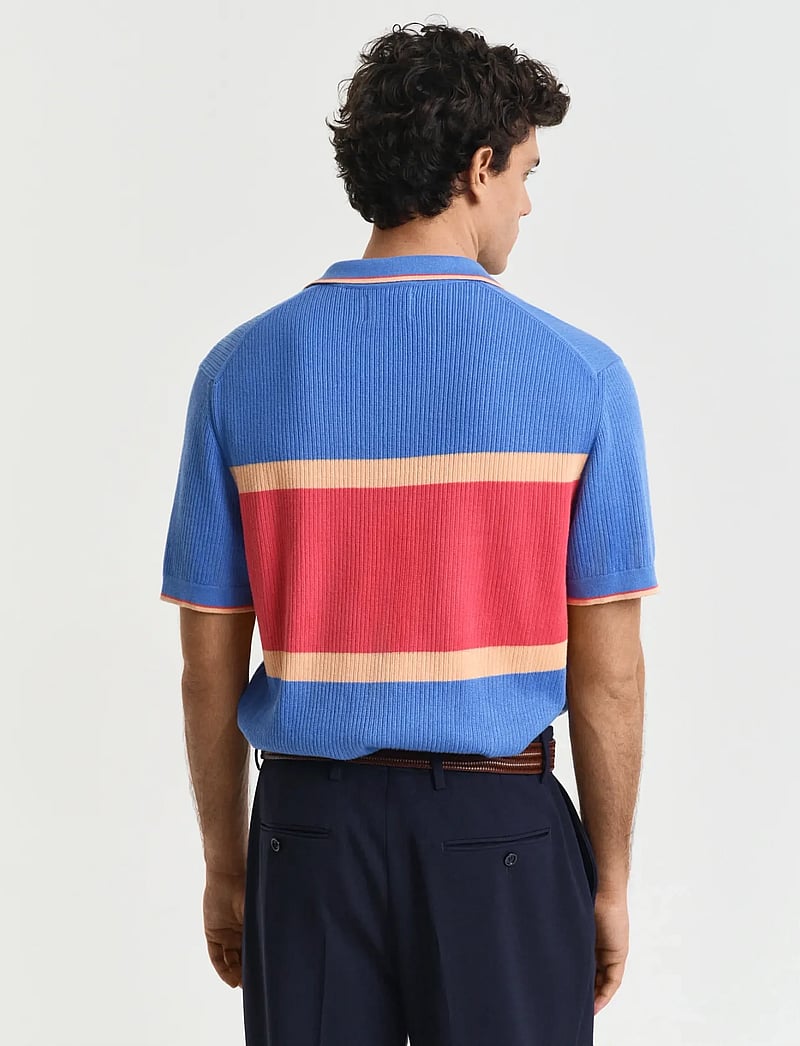 GANT - COLOR BLOCKED SS POLO - kurzärmelig - perfect blue - 3