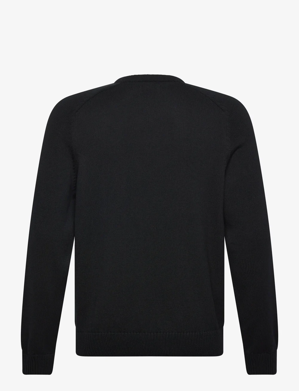 GANT - CASUAL COTTON C-NECK - Ümmarguse kaelusega kudumid - black - 1