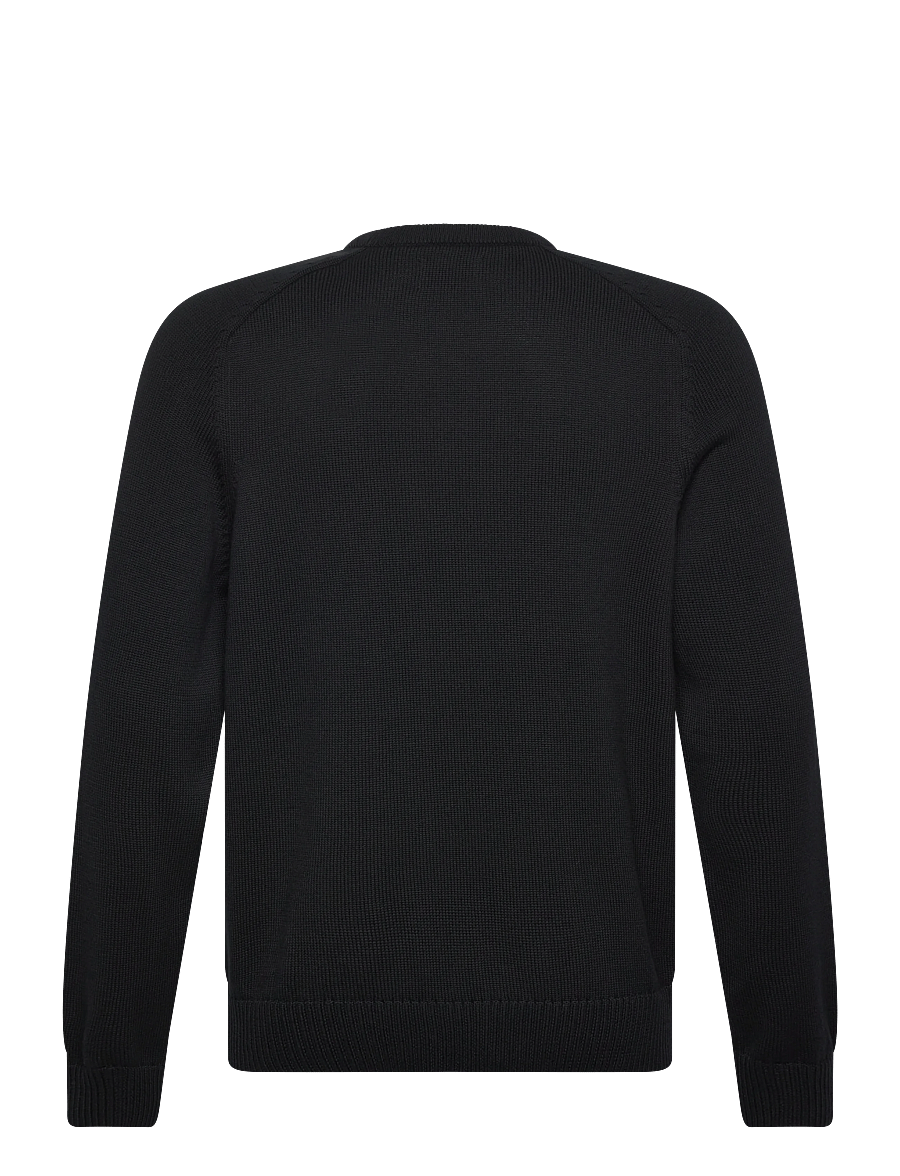 Gant - CASUAL COTTON C-NECK - rundhalsad - black - 1