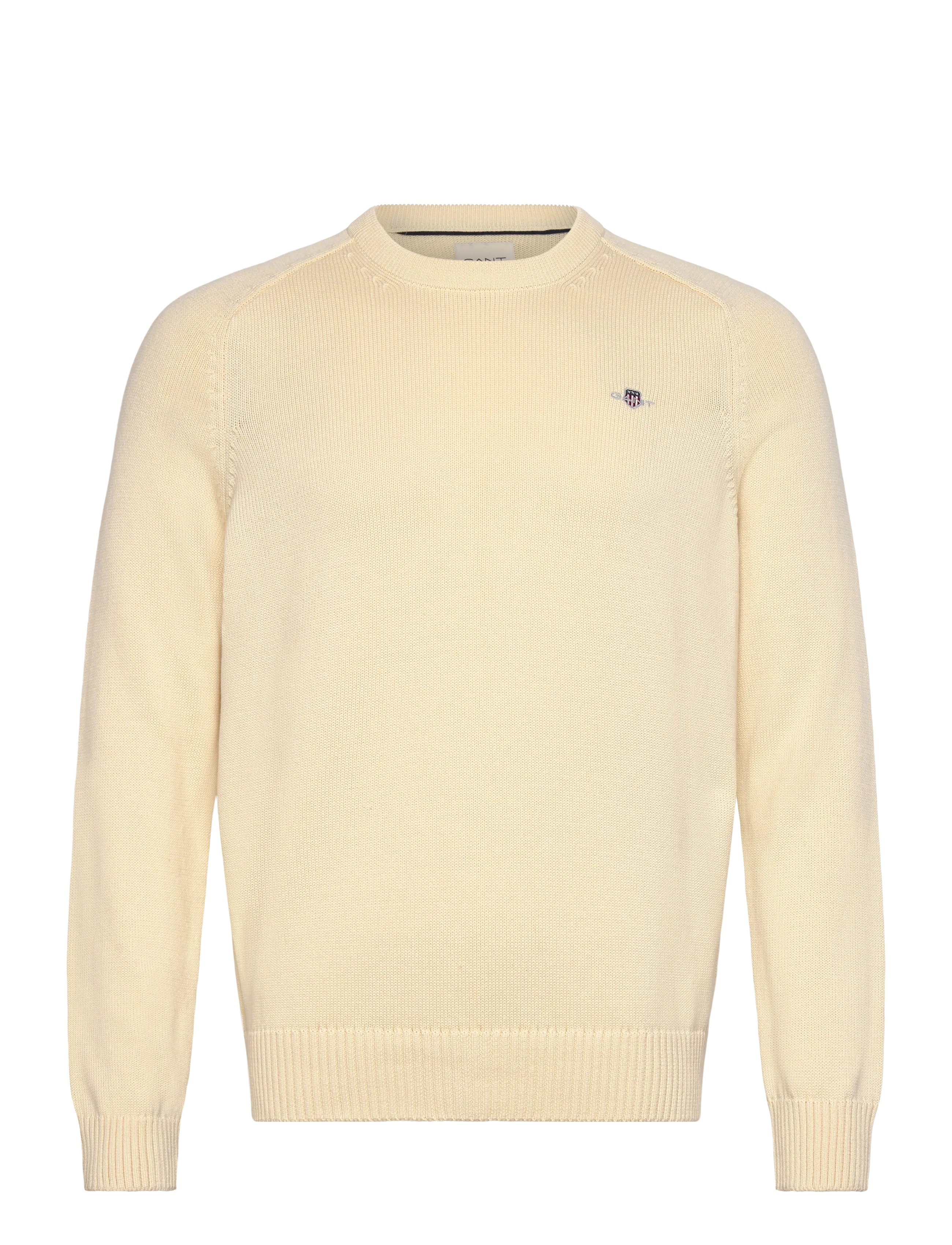Gant CASUAL COTTON C-NECK - Gant - CREAM / cream