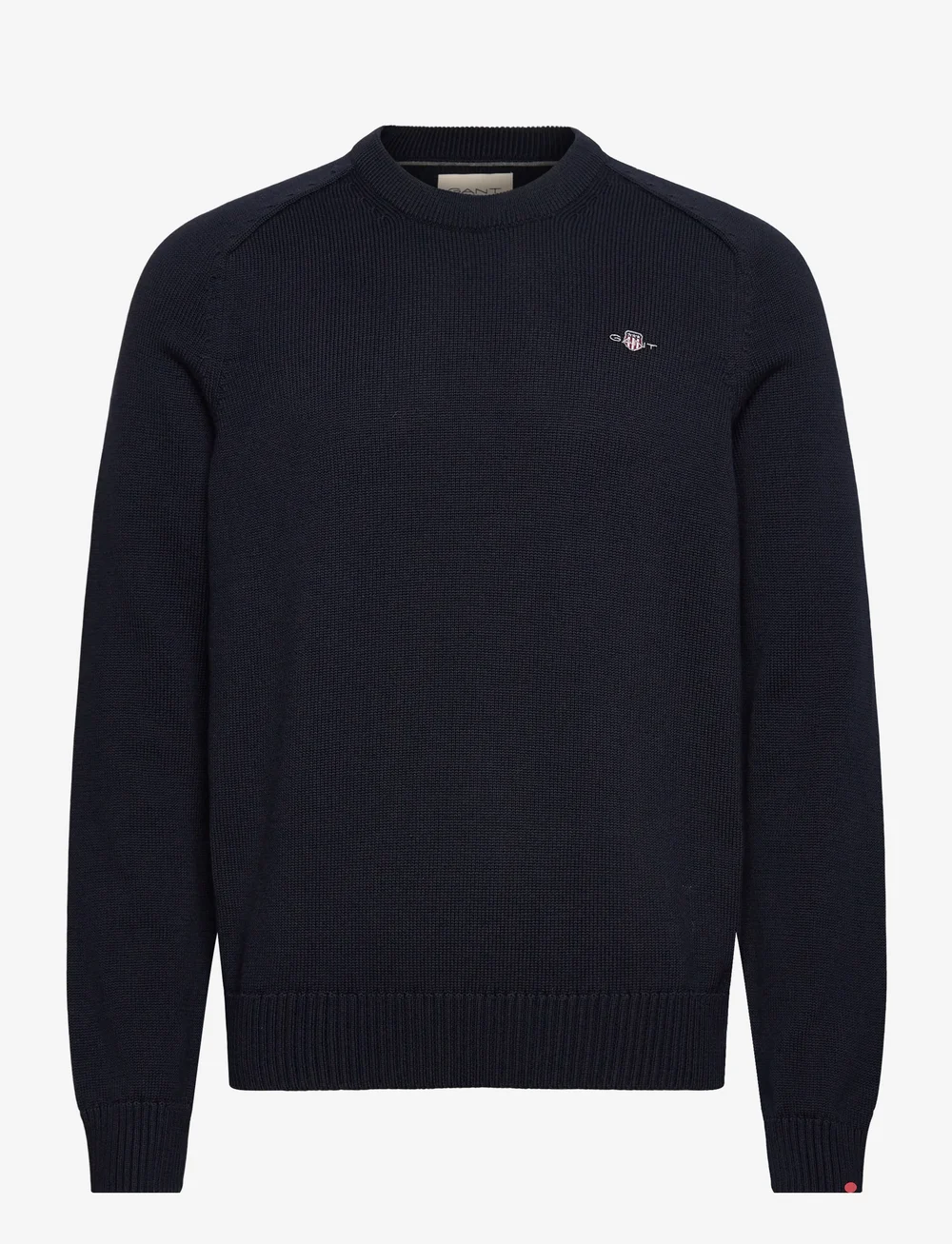 GANT - CASUAL COTTON C-NECK - Ümmarguse kaelusega kudumid - evening blue - 0