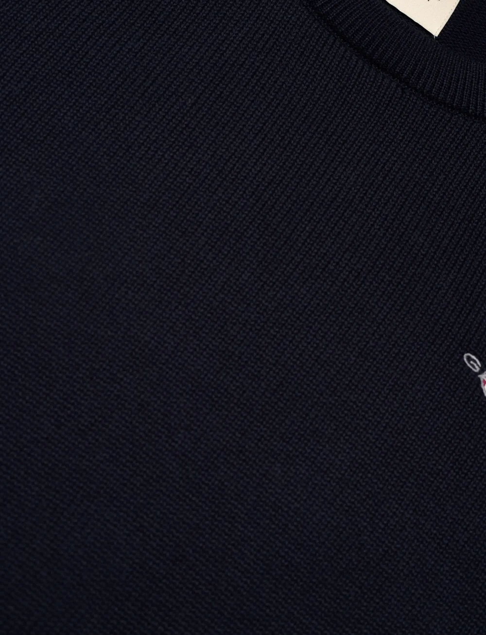 GANT - CASUAL COTTON C-NECK - Ümmarguse kaelusega kudumid - evening blue - 2