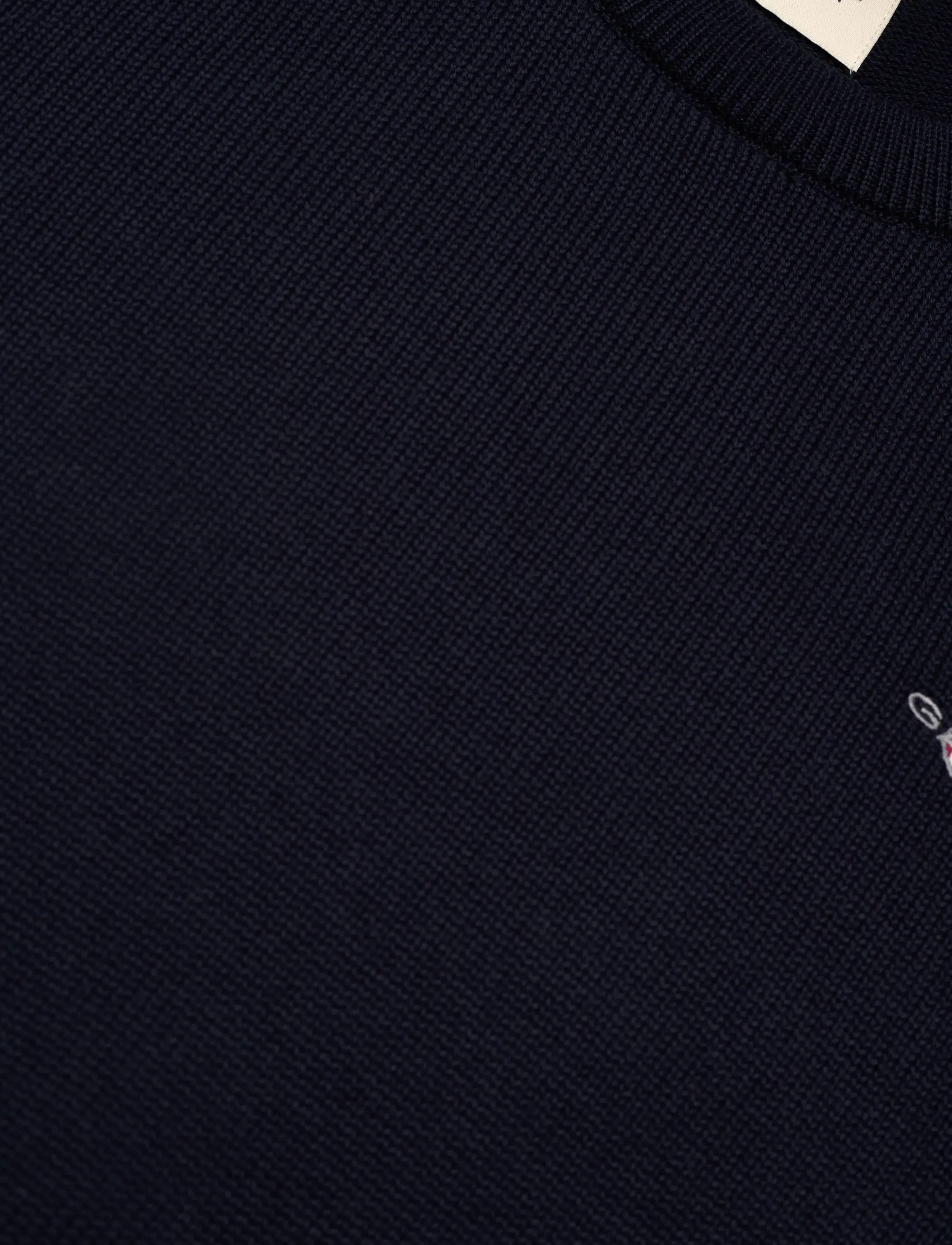 Gant - CASUAL COTTON C-NECK - rund hals - evening blue - 2