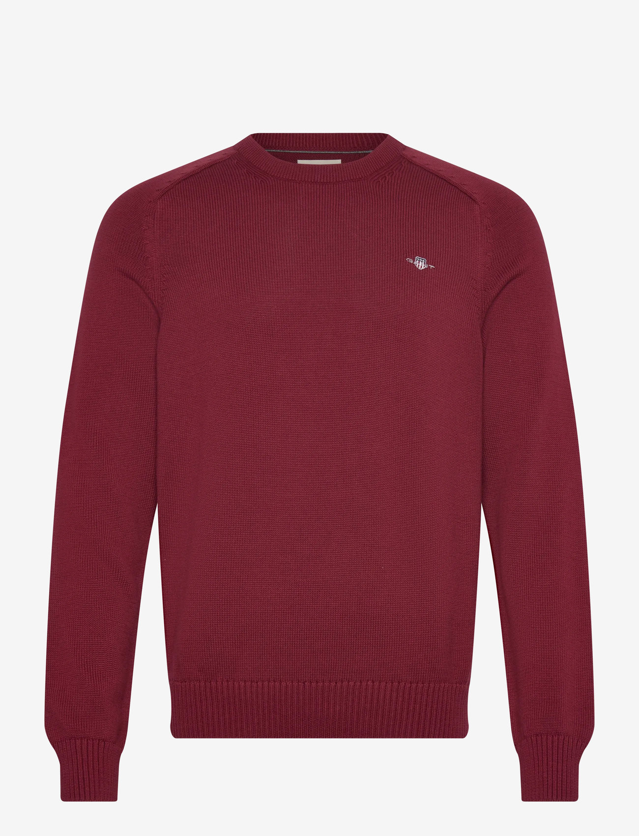GANT - CASUAL COTTON C-NECK - rundhalsad - plumped red - 0