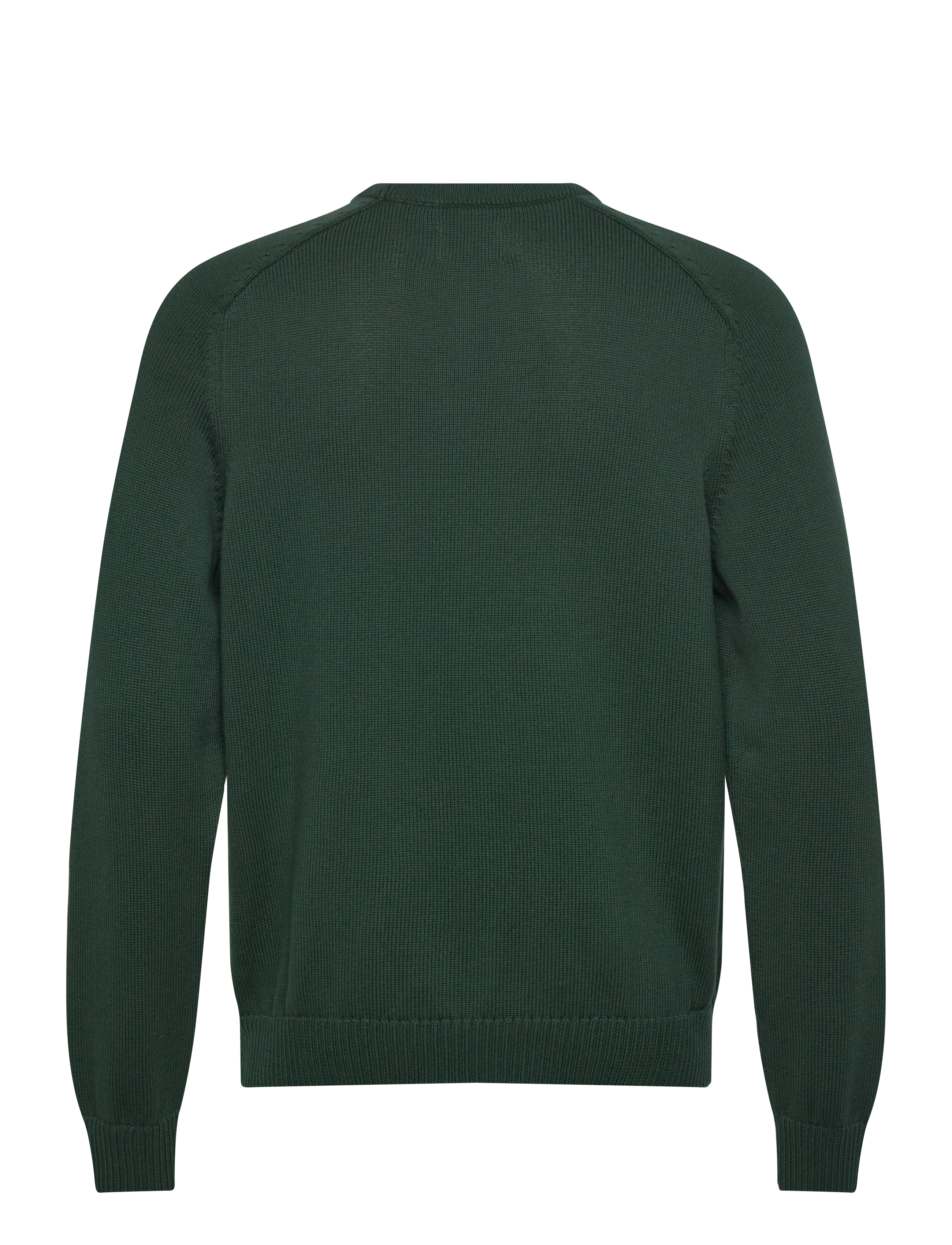Gant - CASUAL COTTON C-NECK - rund hals - tartan green - 1