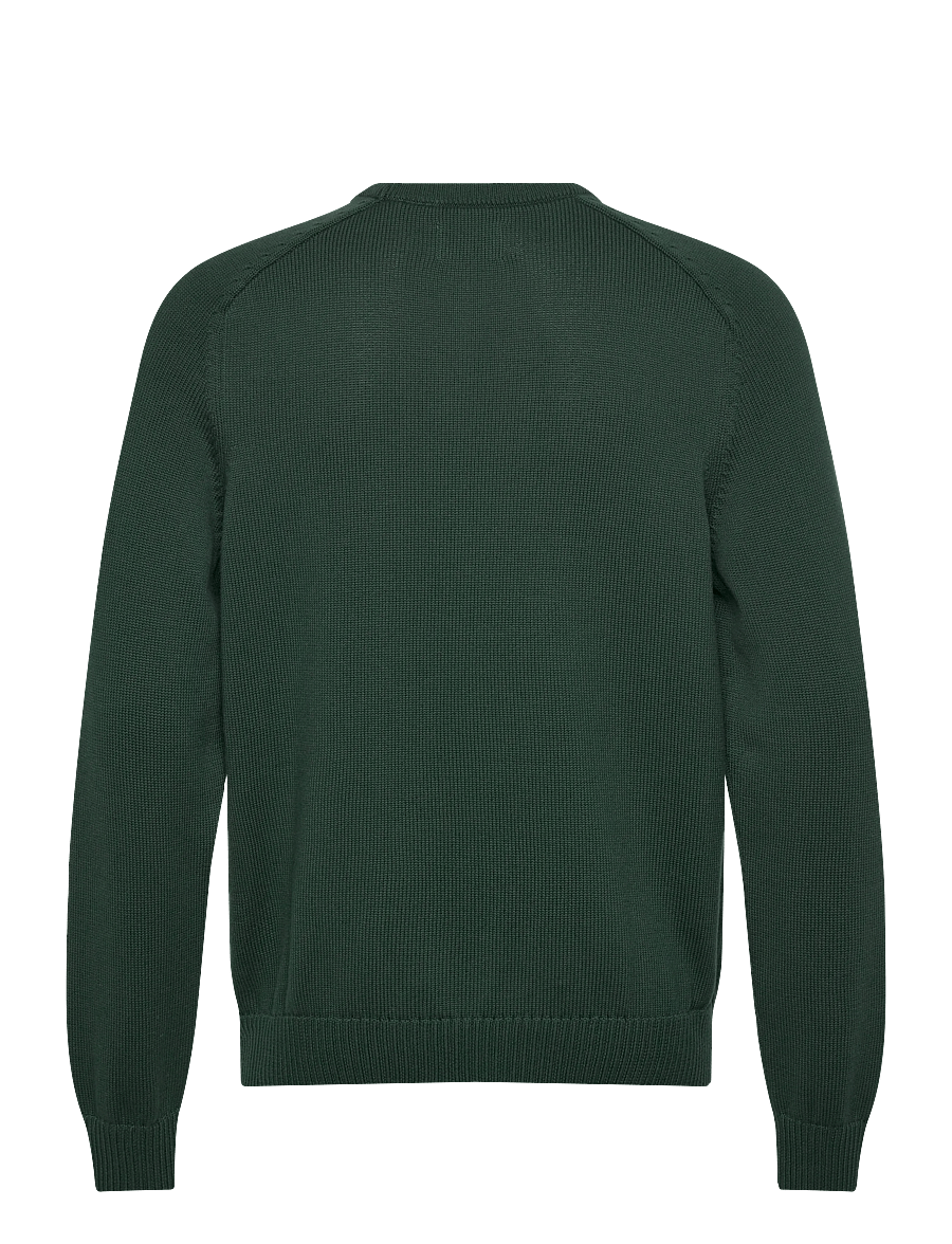 Gant - CASUAL COTTON C-NECK - rund hals - tartan green - 1