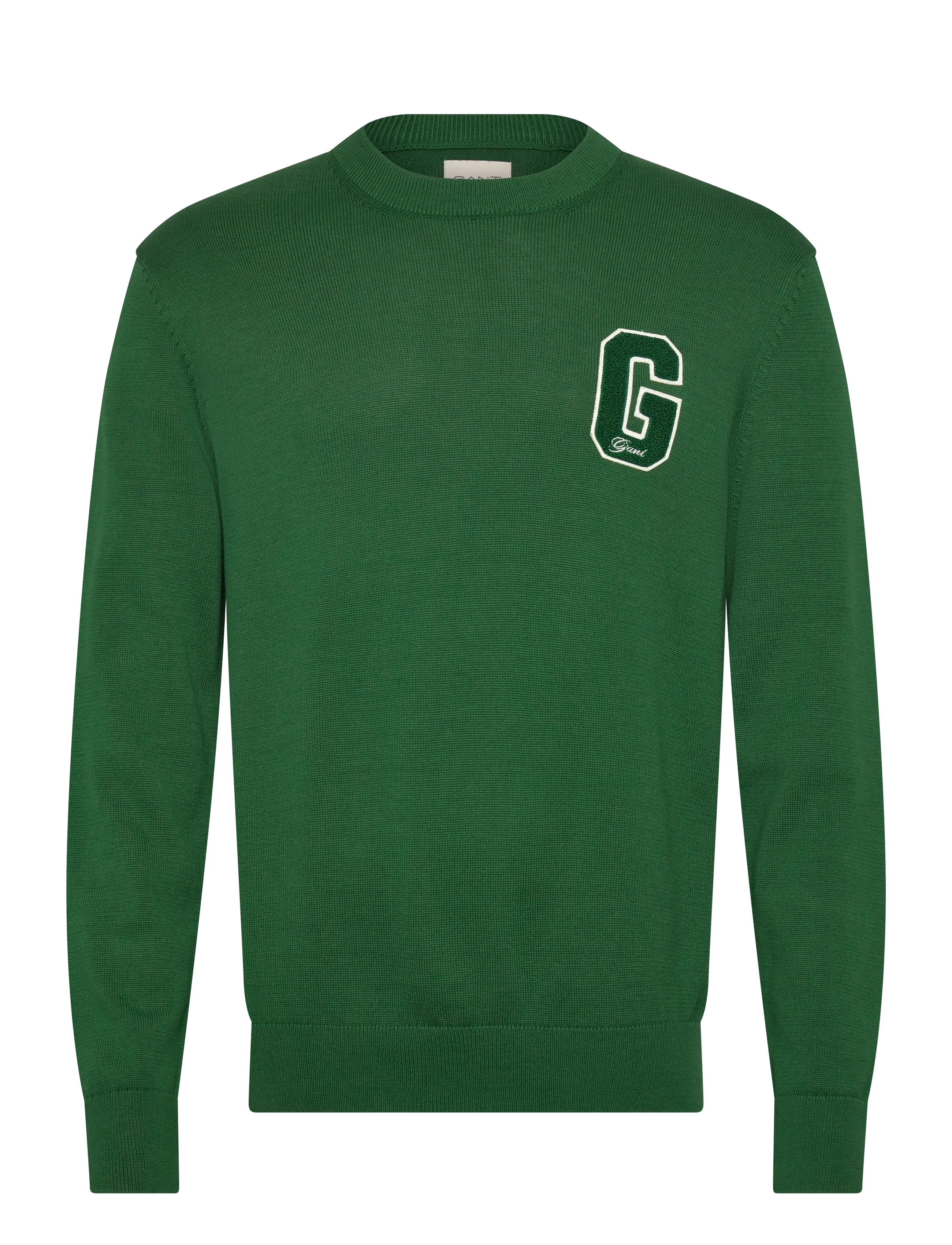 GANT Klein Graphic Badge C-Neck Grün - M - Herren