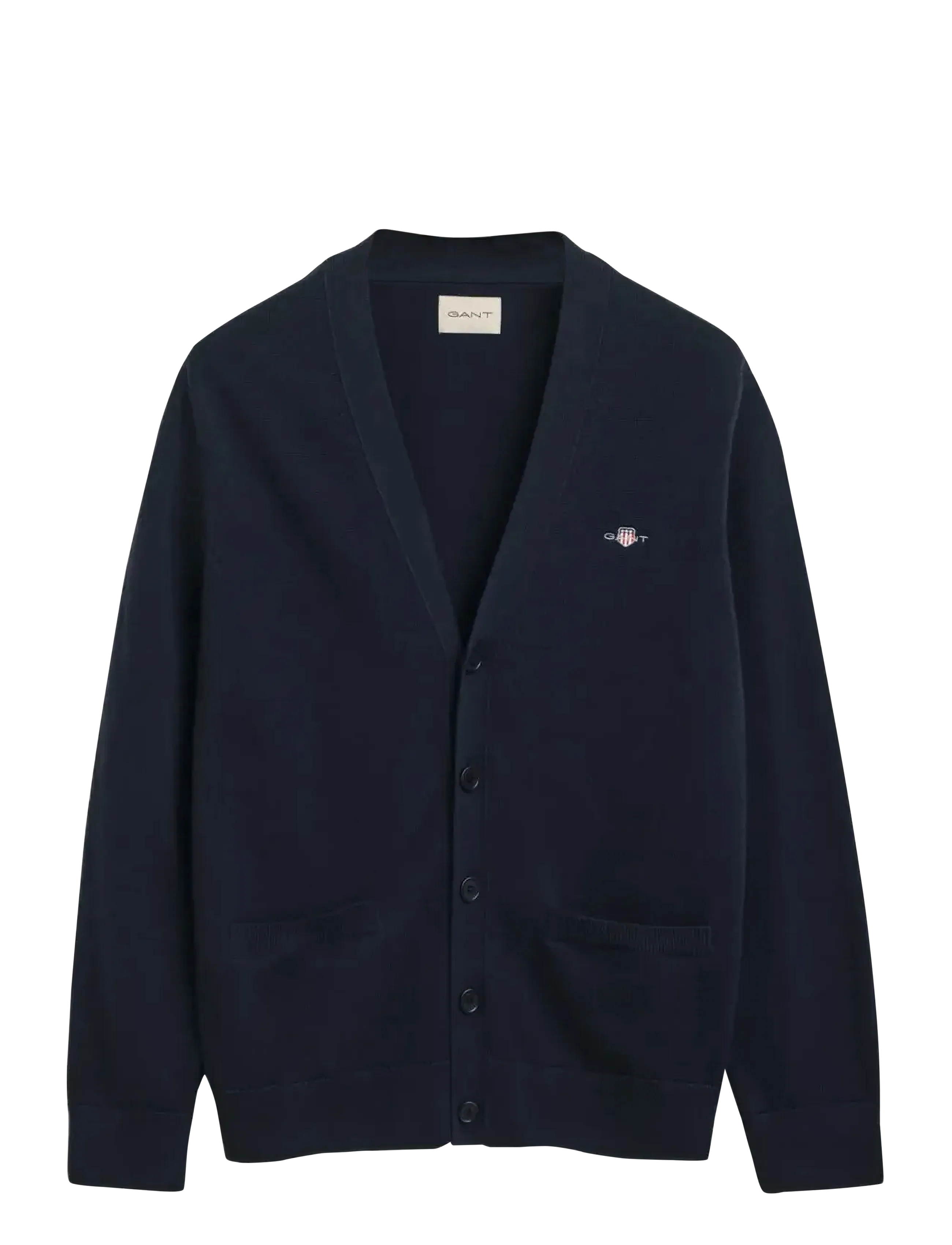 GANT Casual Baumwolle Cardigan Blau - XL - Herren