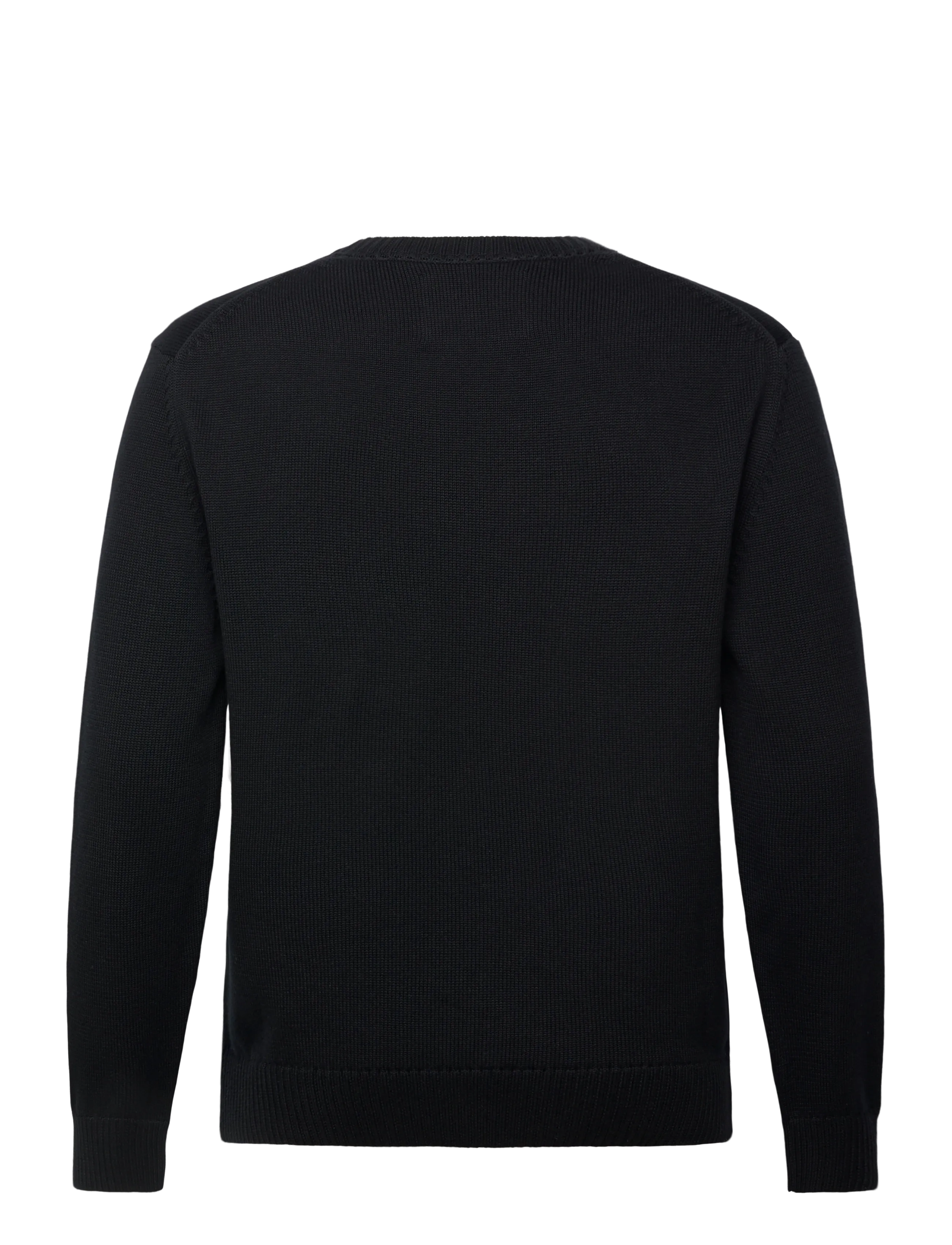 Gant - EMBROIDERED GRAPHIC C-NECK - rund hals - black - 1