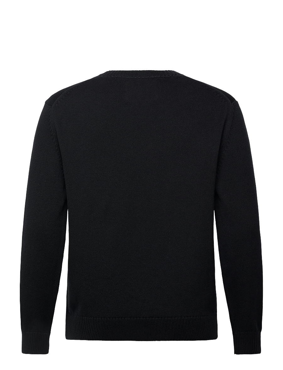 Gant - EMBROIDERED GRAPHIC C-NECK - rund hals - black - 1