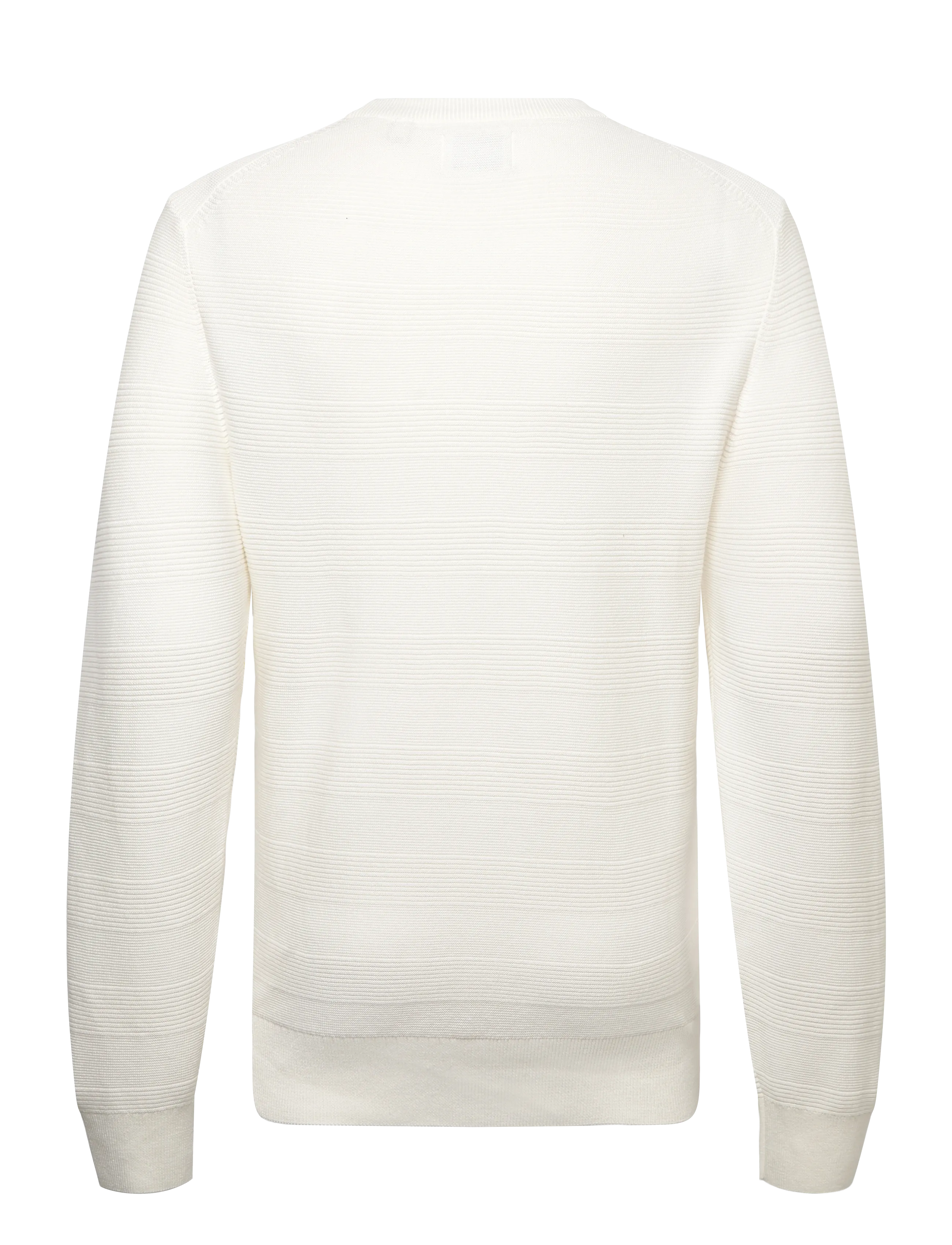 Gant - COTTON TEXTURE C-NECK - round necks - eggshell - 2