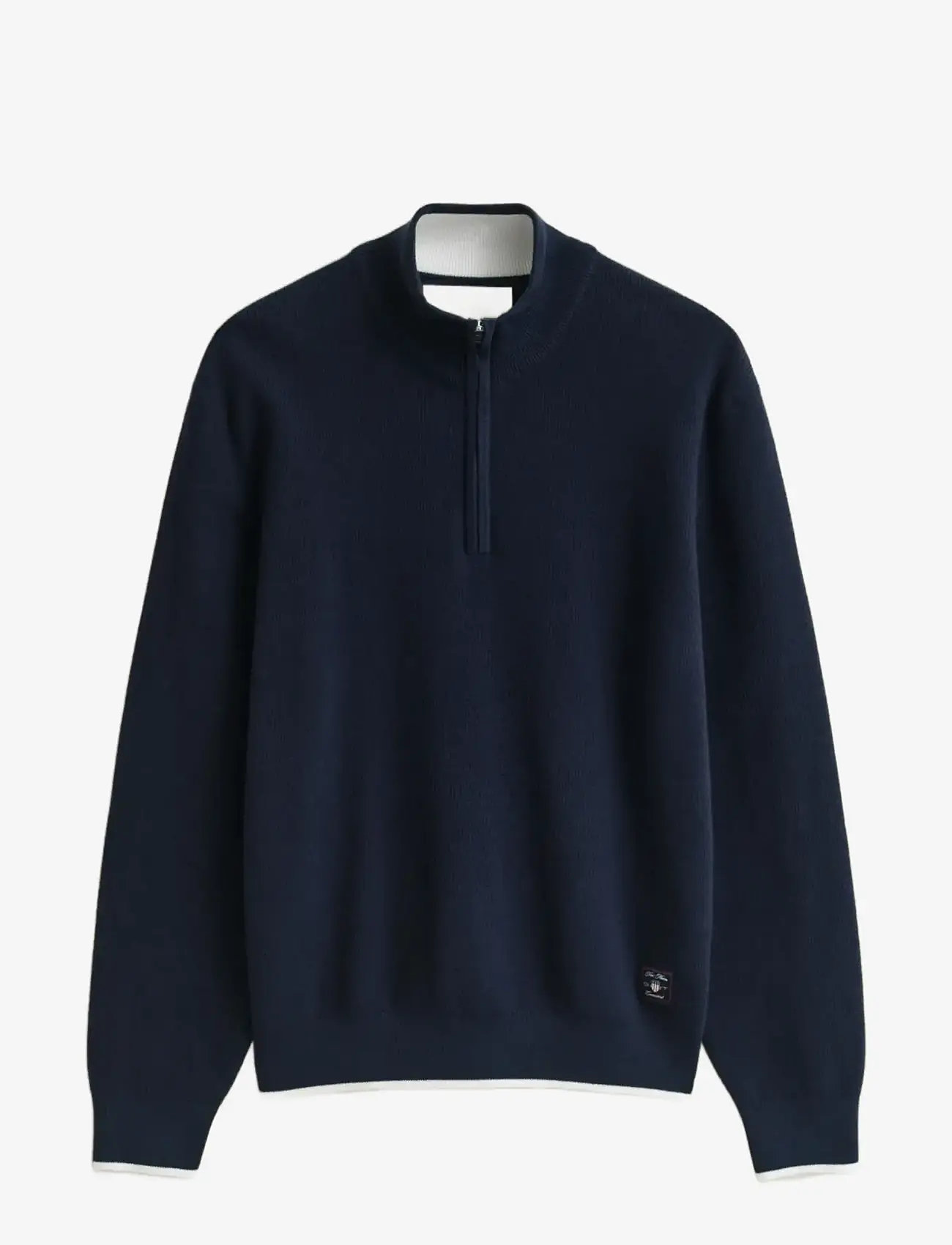 GANT - COTTON RIB HALF ZIP - half zip-tröjor - evening blue - 1