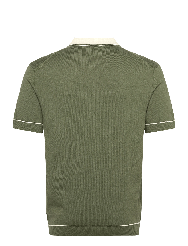 Gant - COTTON MODAL POLO - kortærmede poloer - dry herb green - 2